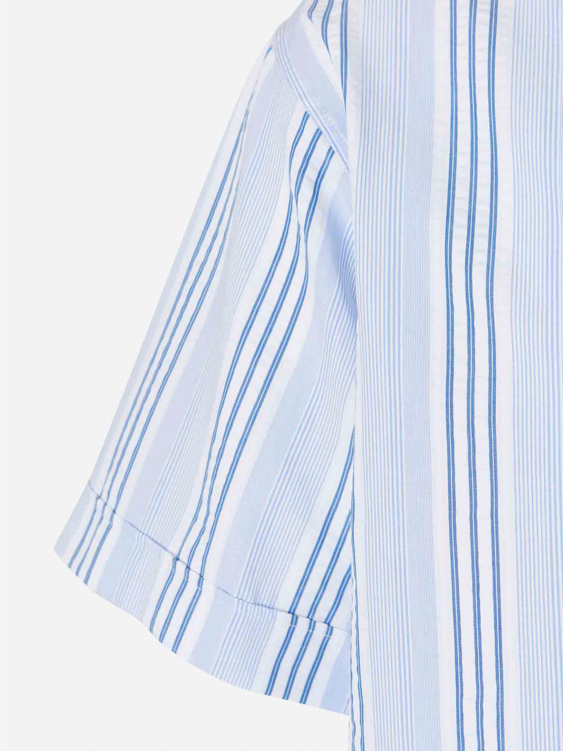 Outlet online Santa Eulalia Hombre Short Striped Cotton Pyjamas color Azul sku 412-000053 01 - Foto 6