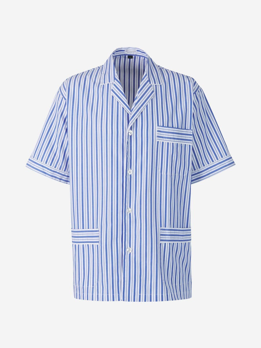 Outlet online Santa Eulalia Hombre Pijama Motivo Rayas color Azul Denim sku 412-000058 01 - Foto 1