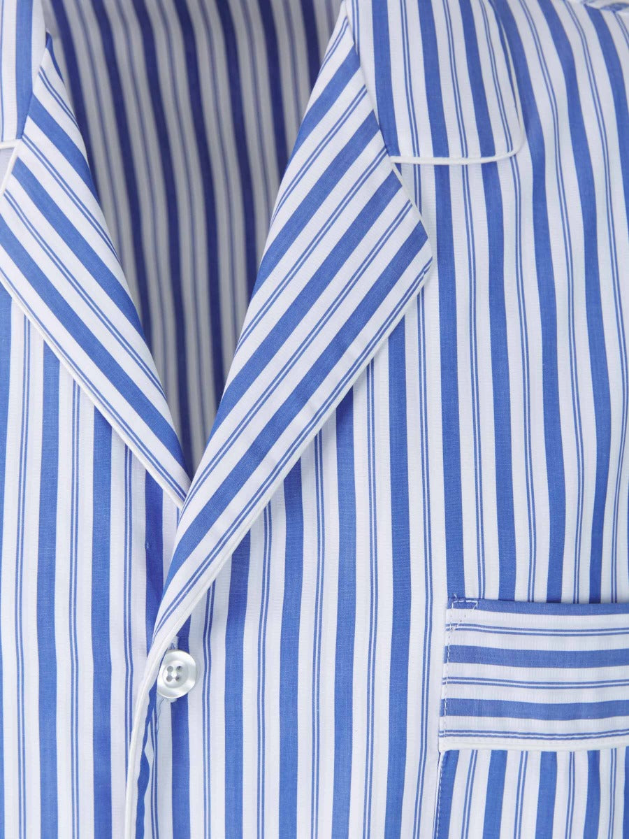 Outlet online Santa Eulalia Hombre Pijama Motivo Rayas color Azul Denim sku 412-000058 01 - Foto 3