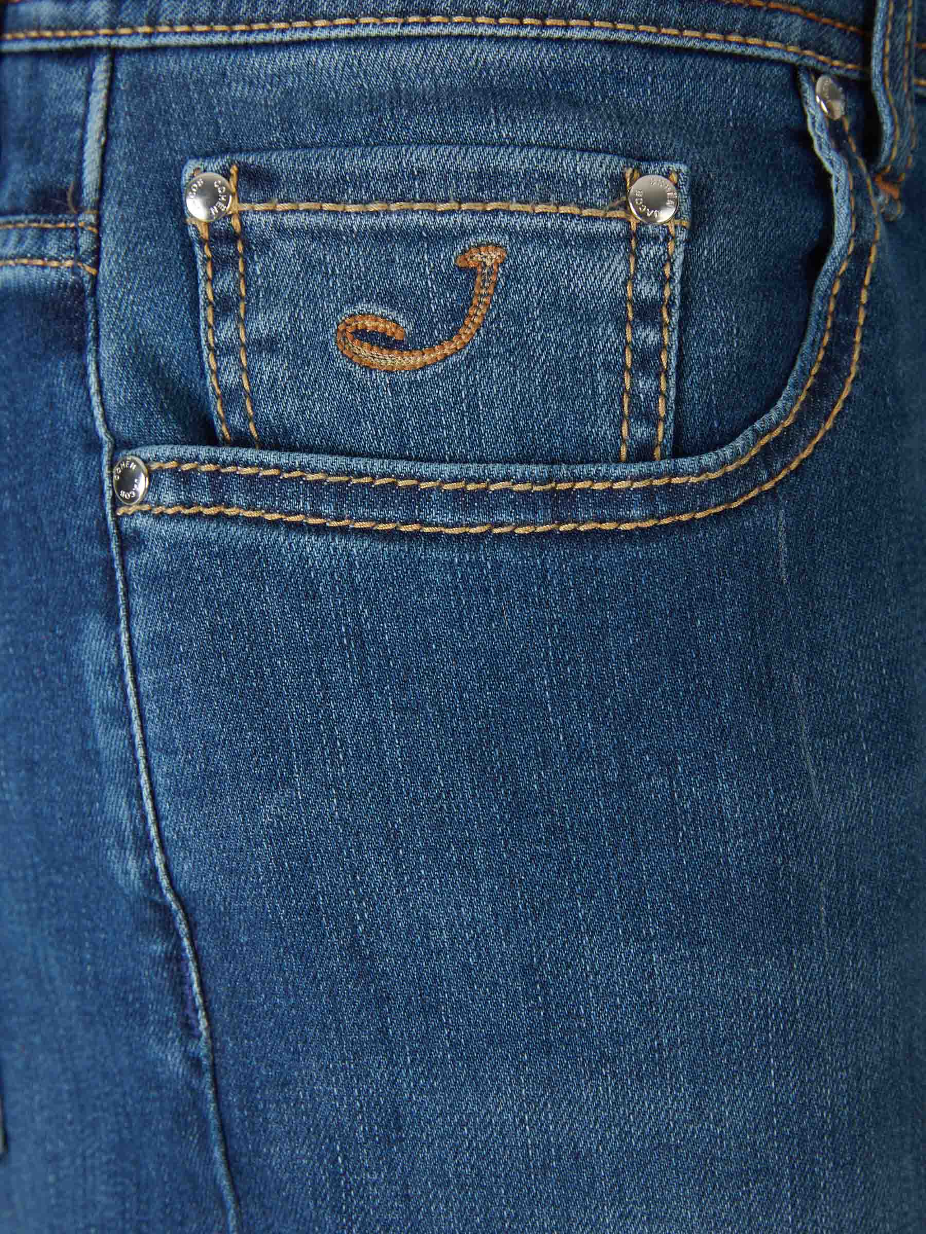 Outlet online Jacob Cohën Hombre Jeans Bard Algodón color Azul Denim sku 522-002622 01 - Foto 3