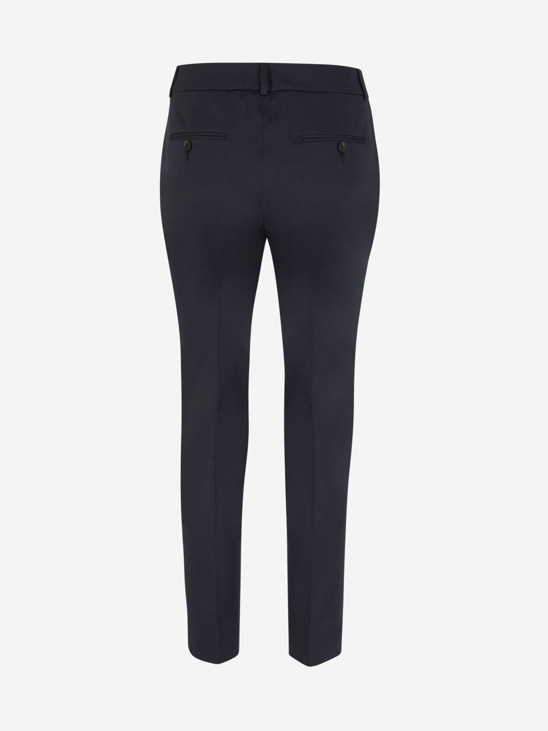 Outlet online Peserico Mujer Pantalones Formales Algodón color Azul Noche sku 761-003458 01 - Foto 3