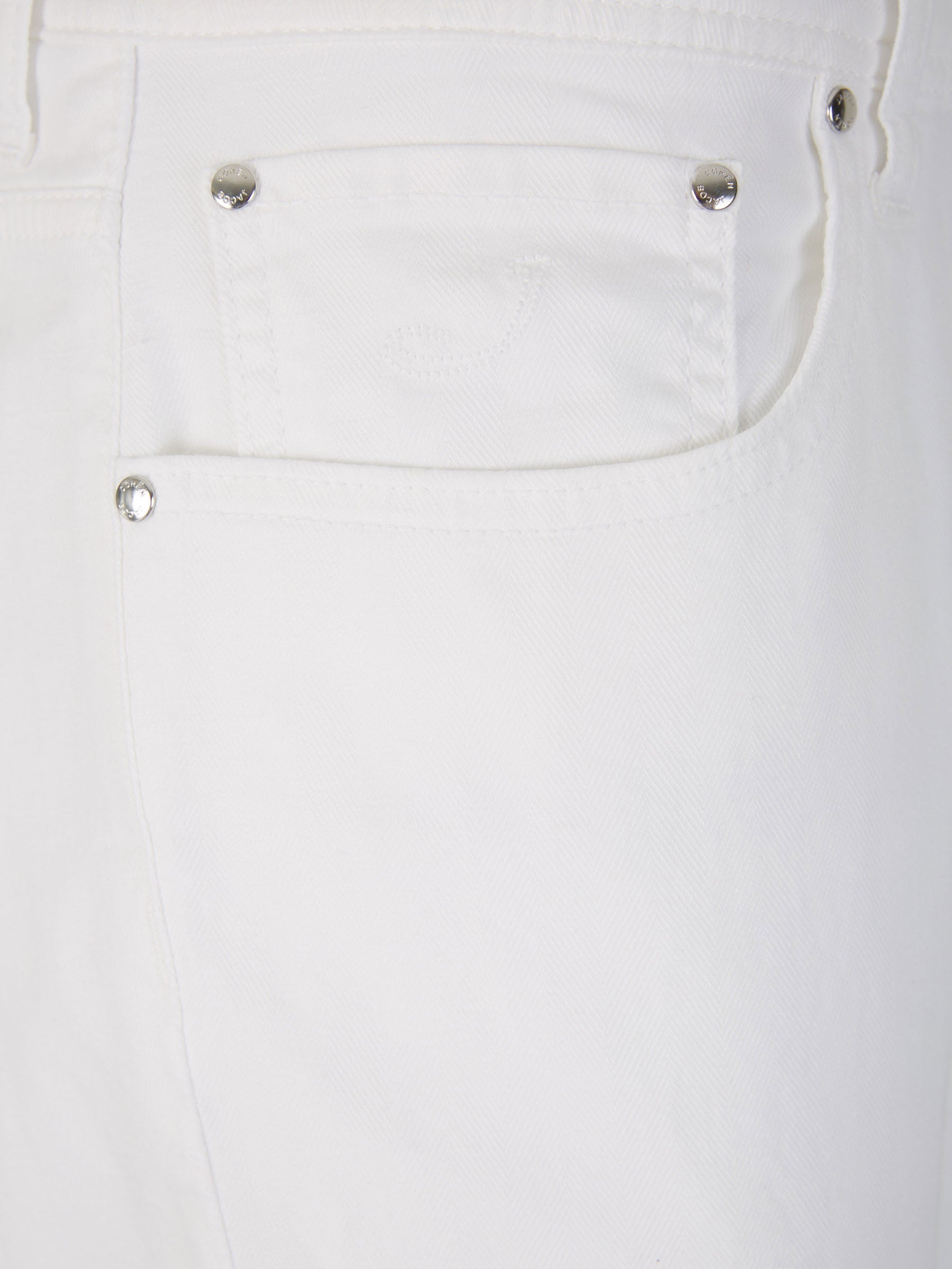 Outlet online Jacob Cohën Hombre Jeans Slim Fit Bard color Blanco sku 522-002621 01 - Foto 3