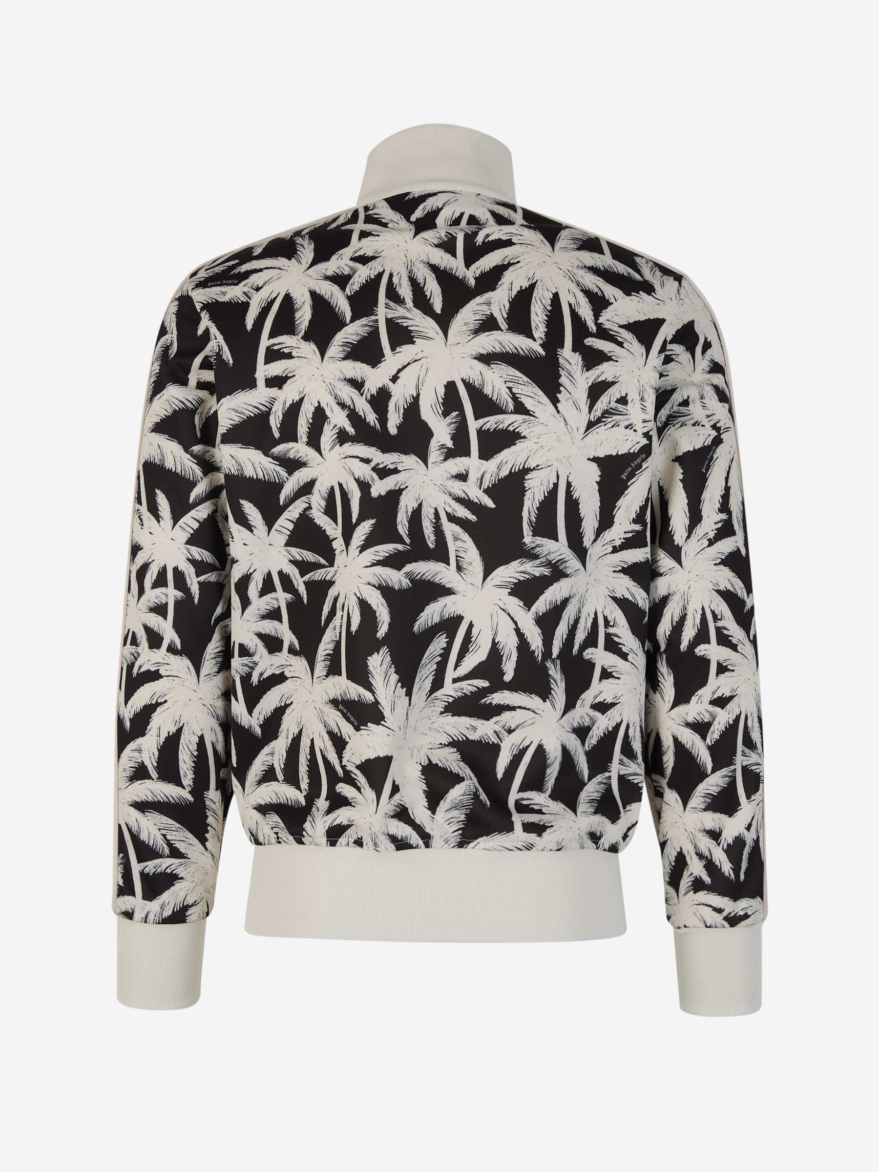 Outlet online Palm Angels Hombre Chaqueta Track Palmeras color Crema sku 512-002187 01 - Foto 3