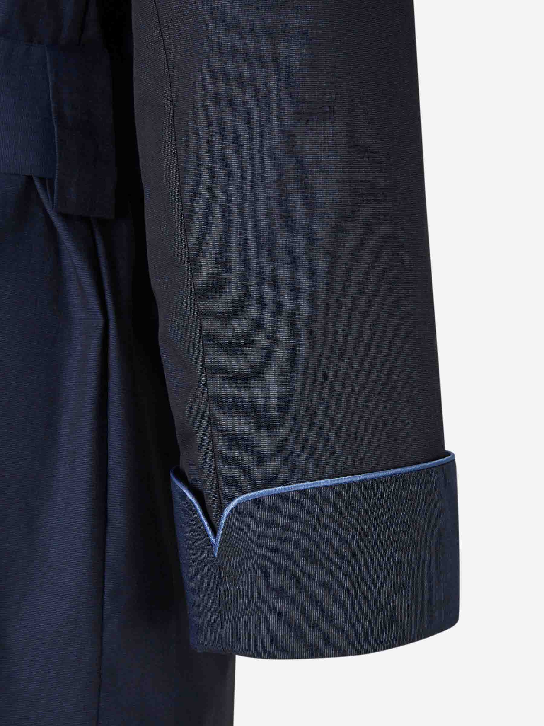 Outlet online Santa Eulalia Hombre Bata Lisa Algodón color Azul Marino sku 440-000081 01 - Foto 4