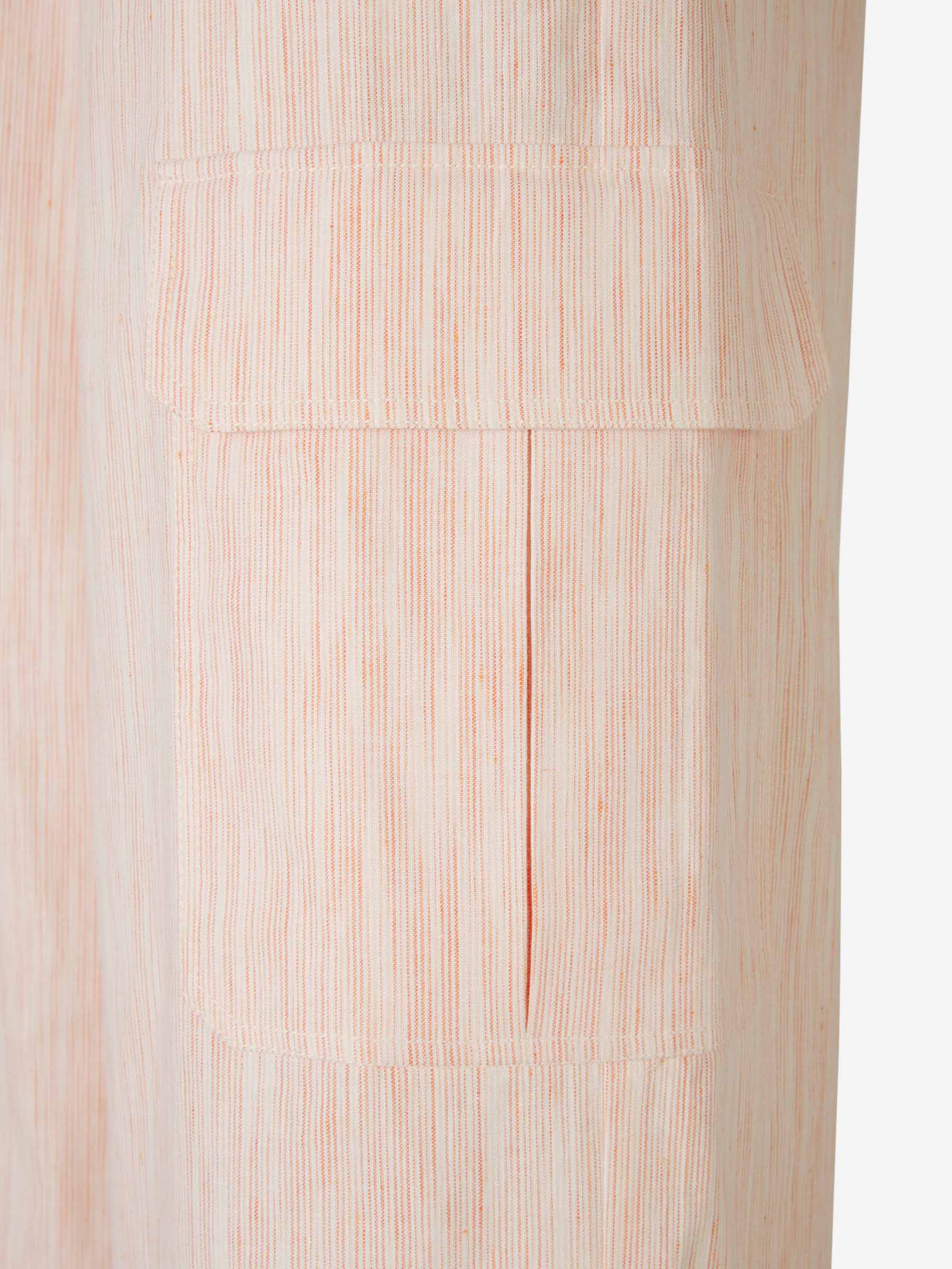 Outlet online Zimmermann Mujer Pantalones Tranquility Stripe color Rosa sku 761-003506 01 - Foto 6