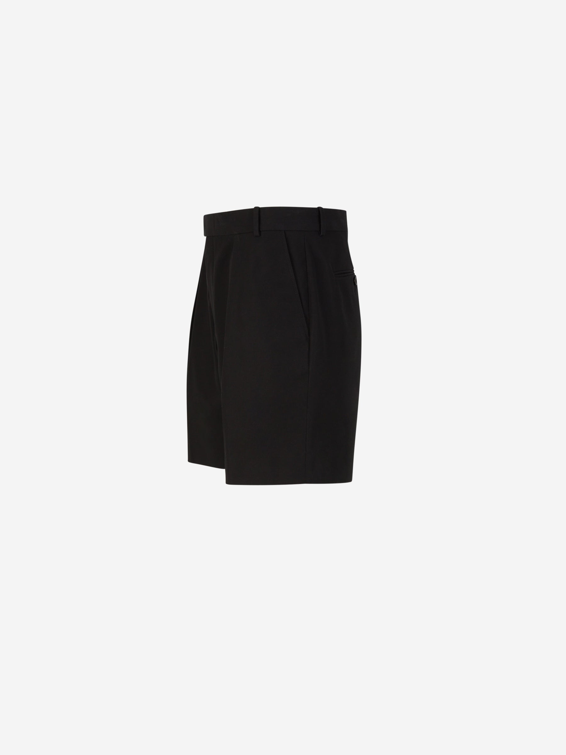 Outlet online McQueen Hombre Bermudas Formales Algodón color Negro sku 523-000930 01 - Foto 2