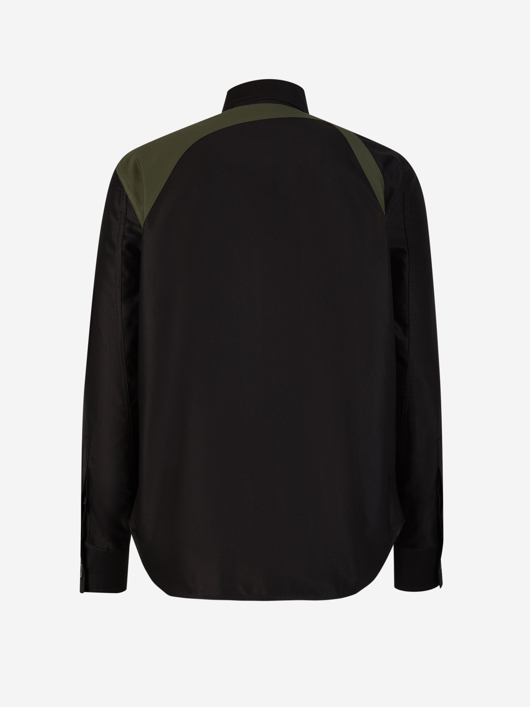 Outlet online McQueen Hombre Camisa Algodón Logo color Negro sku 531-006170 01 - Foto 2