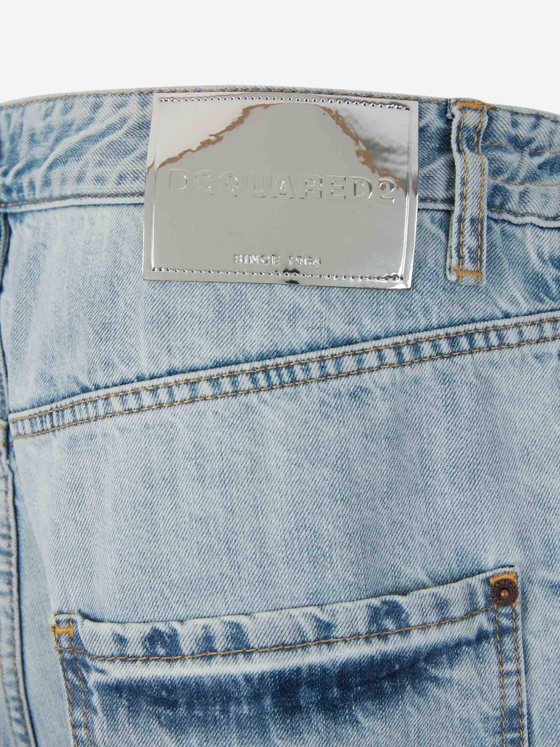 Outlet online Dsquared2 Hombre Bermudas Denim Oversize color Azul Denim sku 523-000965 01 - Foto 6