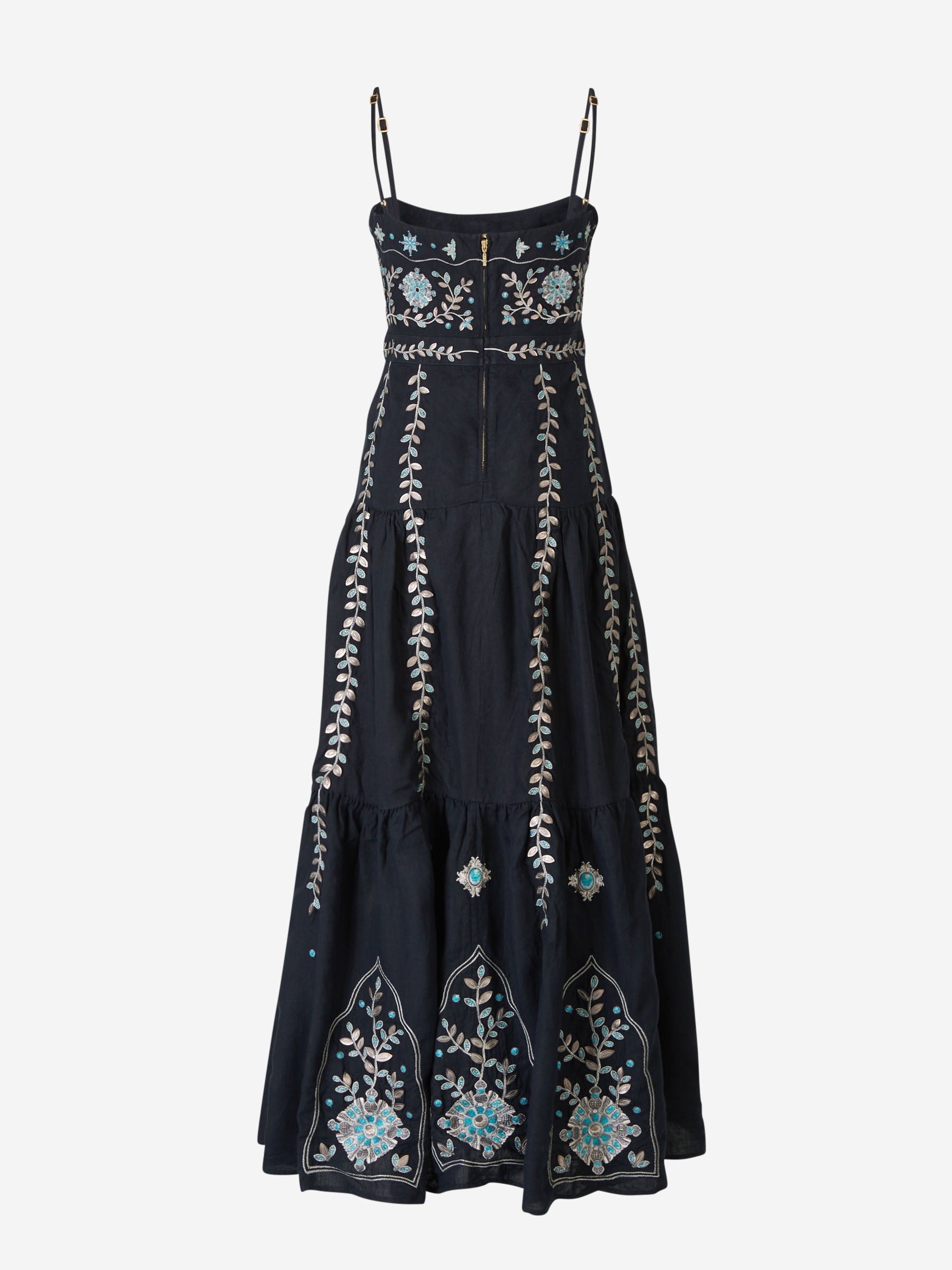 Outlet online Agua by Agua Bendita Mujer Vestido Midi Lima Relicario color Azul Marino sku 721-000243 01 - Foto 3
