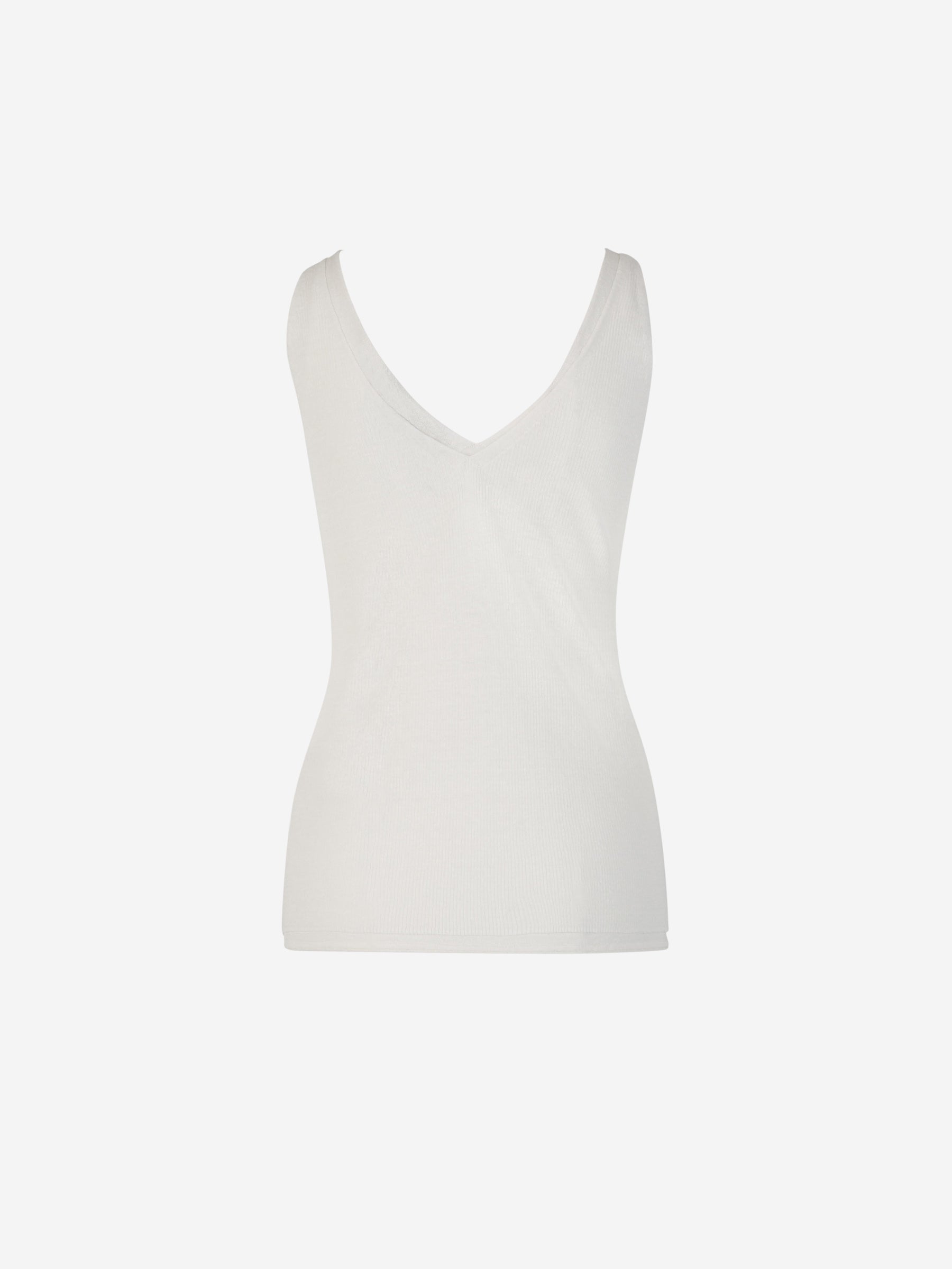 Outlet online Dorothee Schumacher Mujer Top Canalé Lino color Blanco sku 703-002170 01 - Foto 2