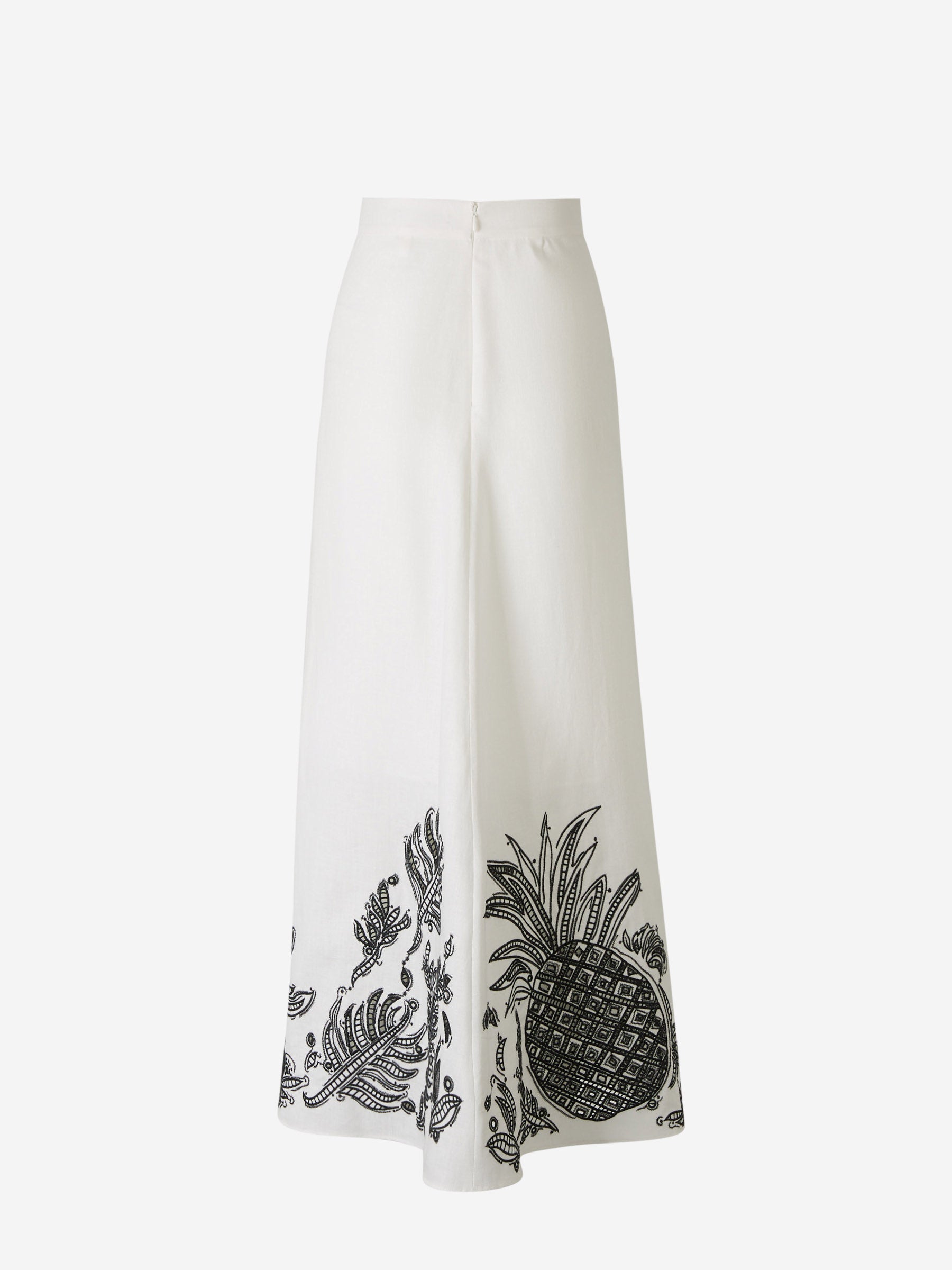 Outlet online Dorothee Schumacher Mujer Falda Midi Lino Texturizada color Blanco sku 750-001456 01 - Foto 4