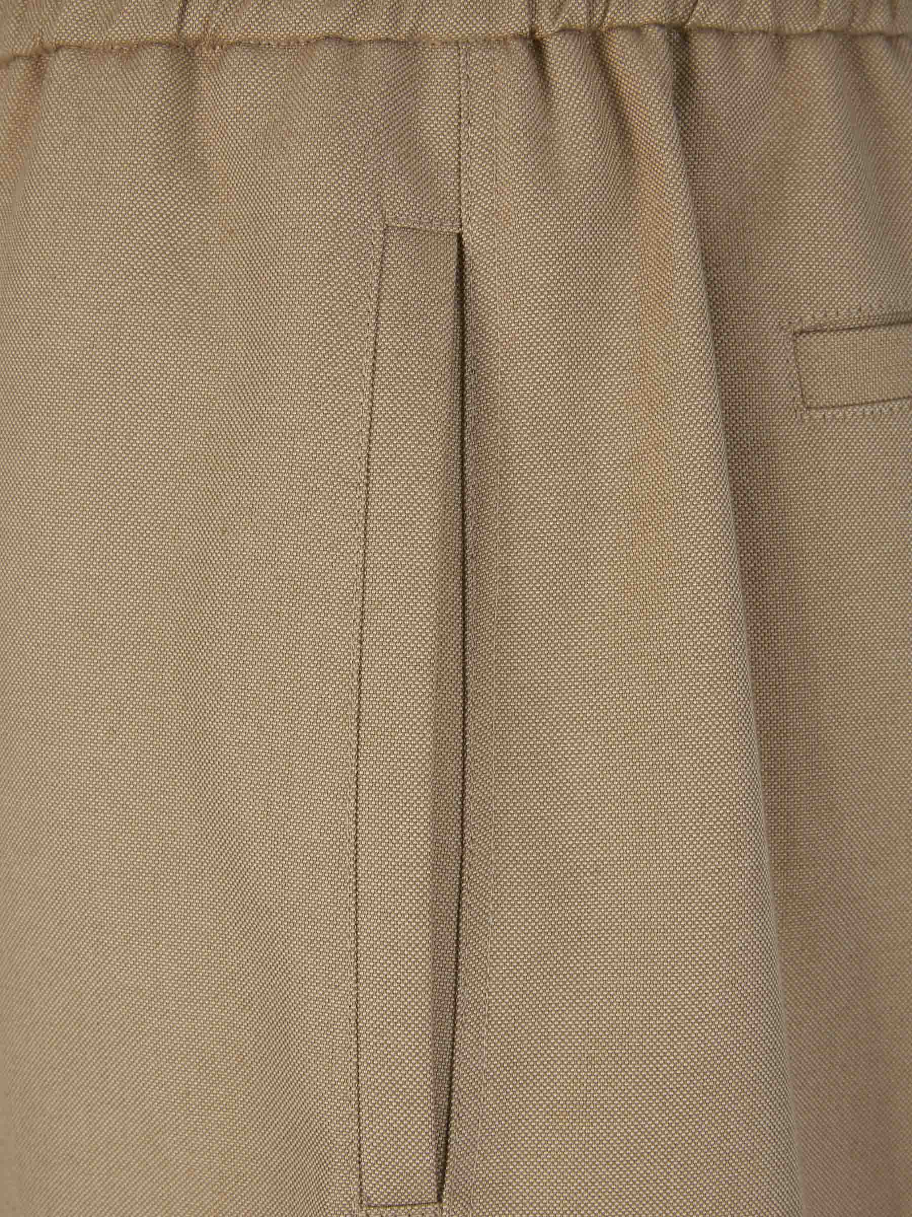 Outlet online McQueen Hombre Pantalones Jogger Algodón color Topo sku 521-002969 01 - Foto 3