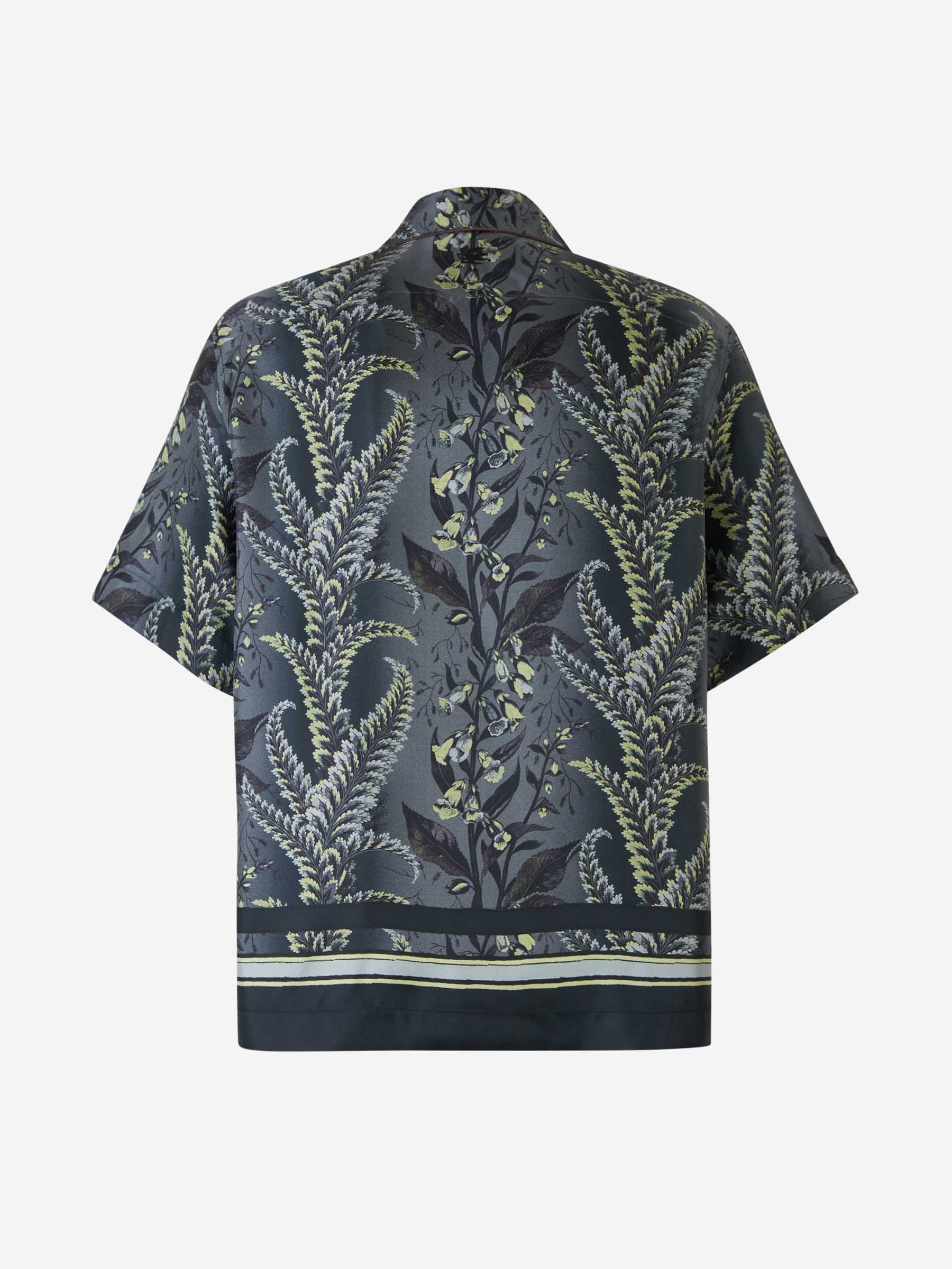 Outlet online Etro Hombre Camisa Seda Flores color Burdeos sku 532-000552 02 - Foto 2