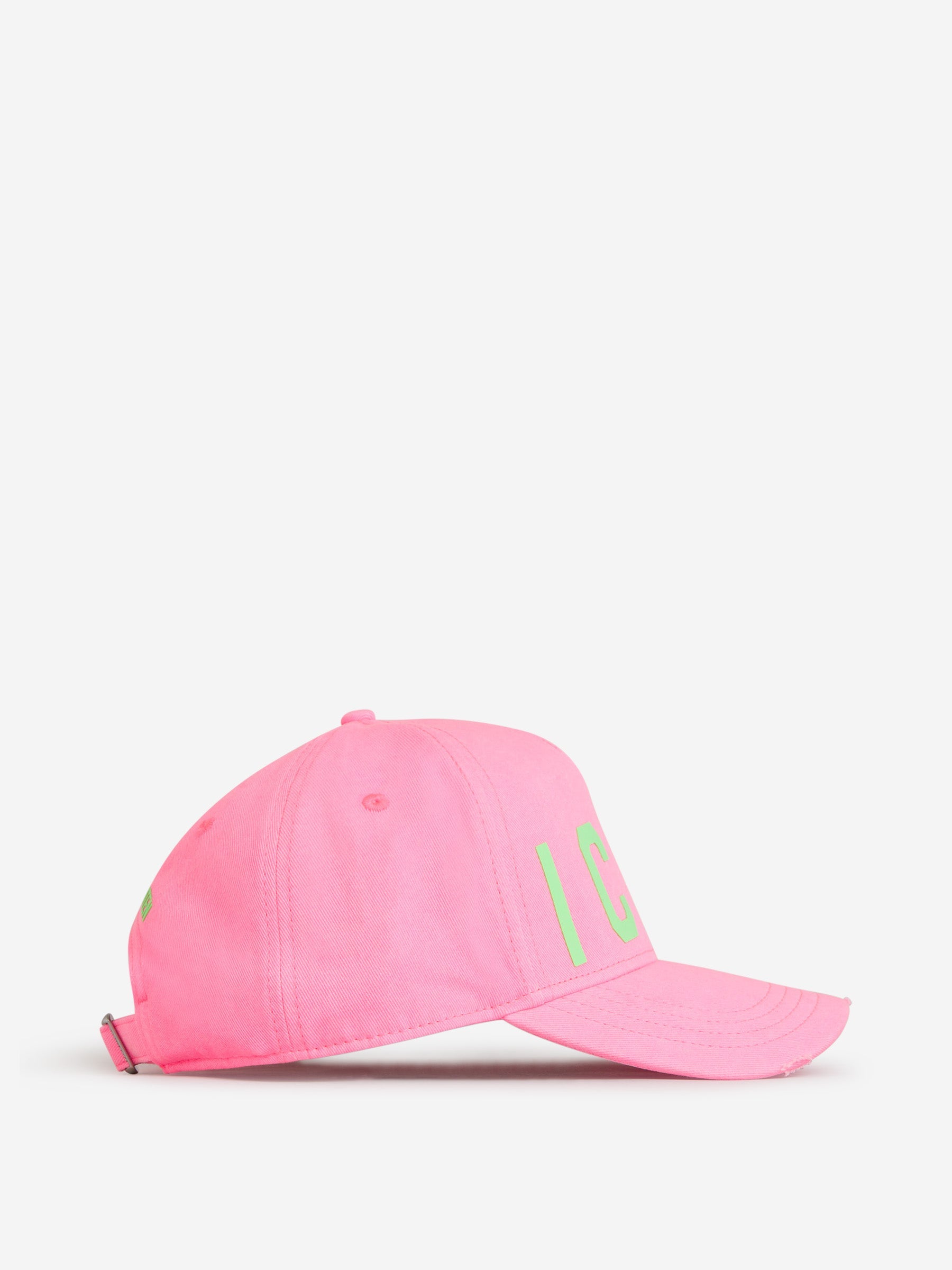 Outlet online Dsquared2 Hombre Gorra Icon Algodón color Rosa Neón sku 695-001430 01 - Foto 2