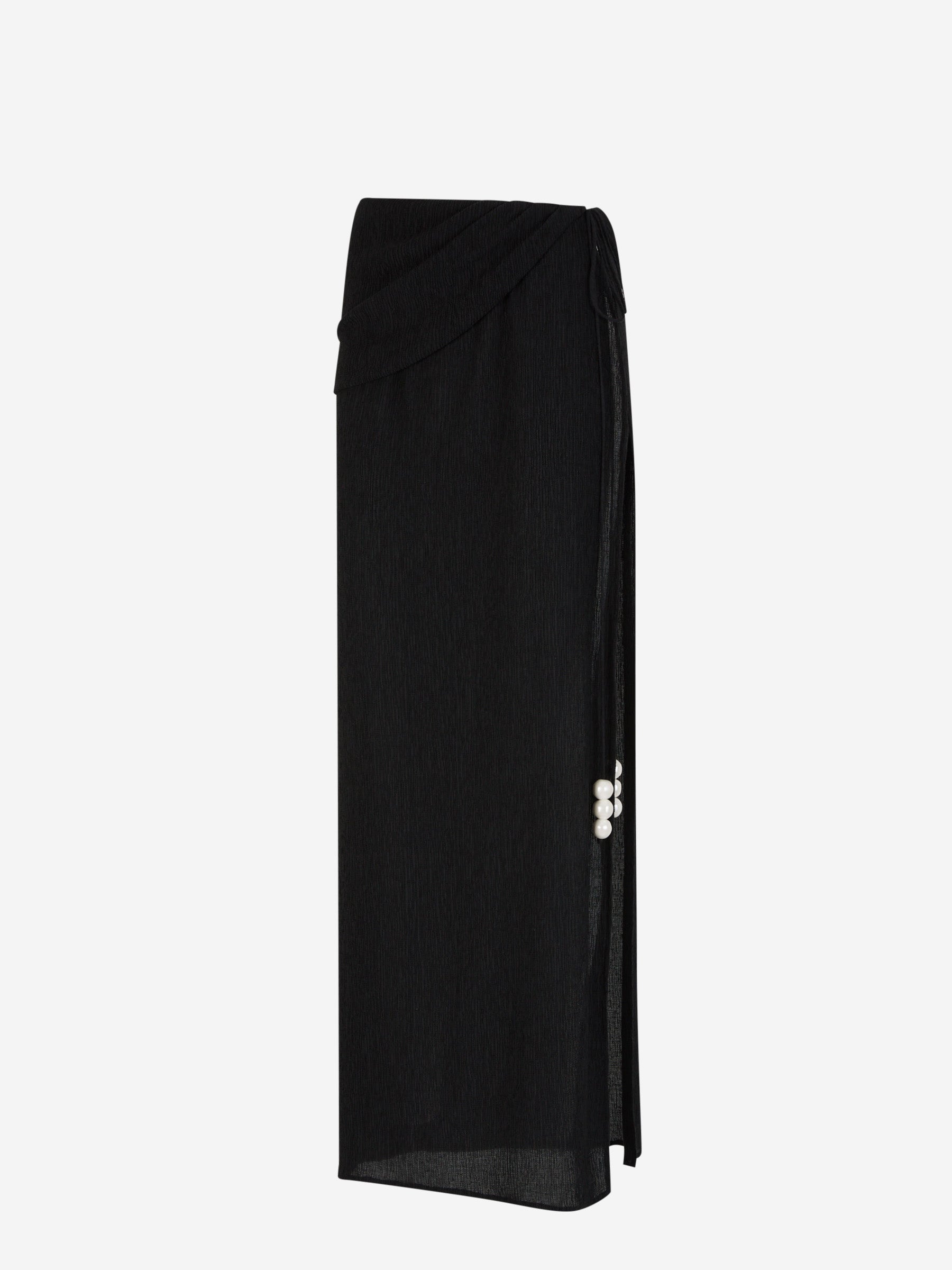Outlet online Magda Butrym Mujer Falda Maxi Abertura color Negro sku 750-001417 01 - Foto 2