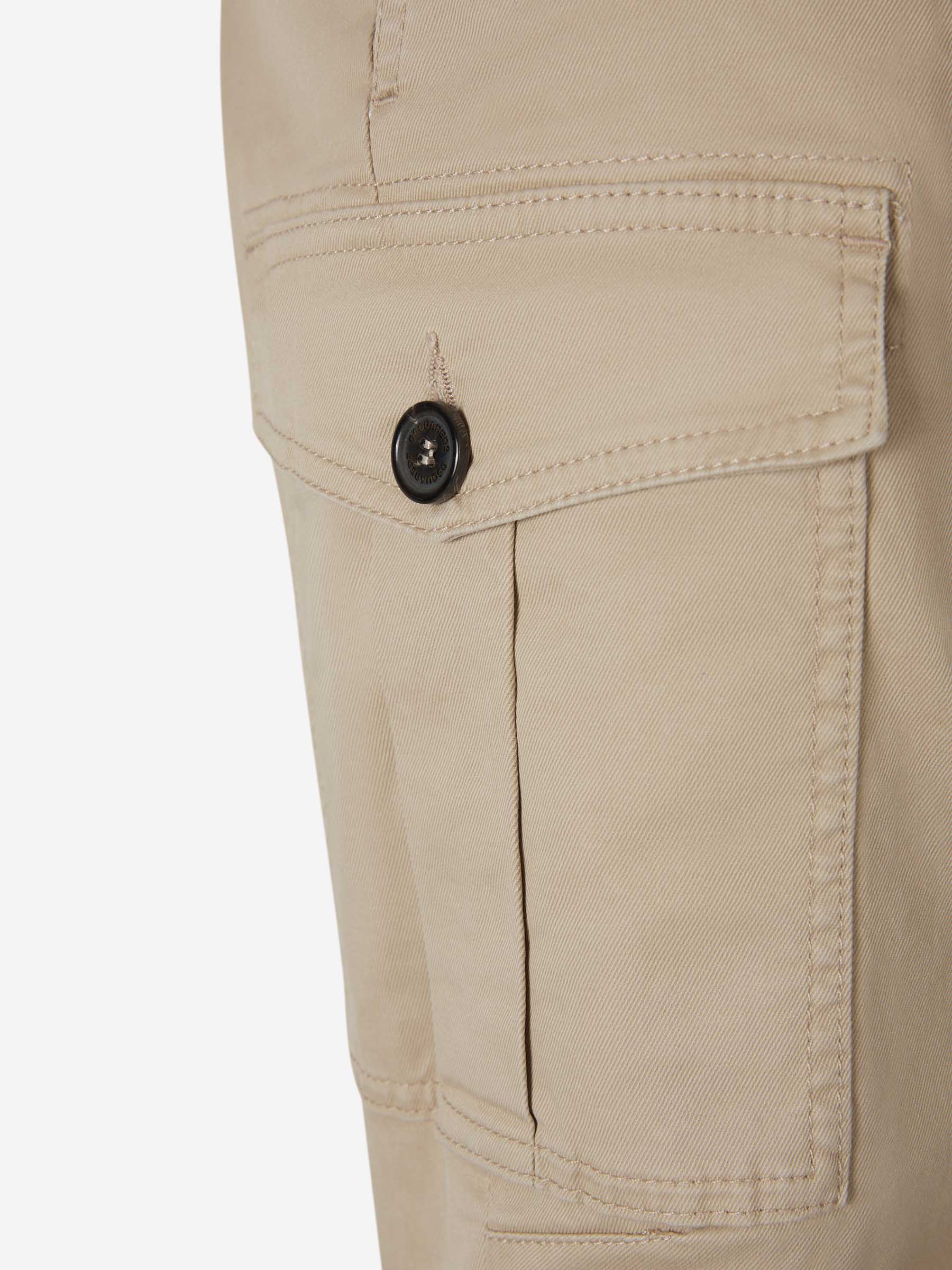 Outlet online Dsquared2 Hombre Pantalones Cargo Algodón color Topo sku 521-003011 01 - Foto 5