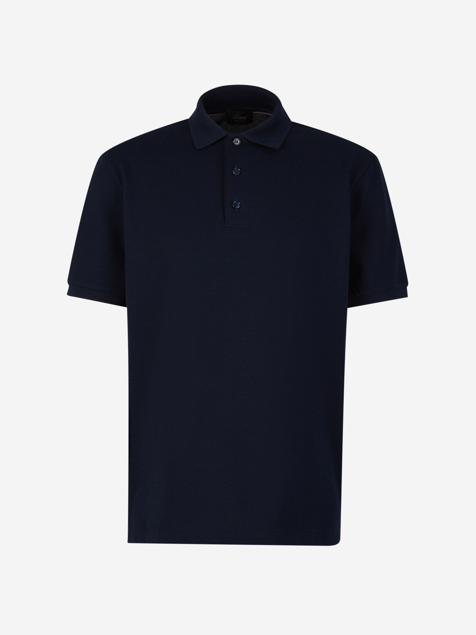 Outlet online Brioni Hombre Polo Piquet Algodón color Azul Noche sku 552-001450 01 - Foto 1