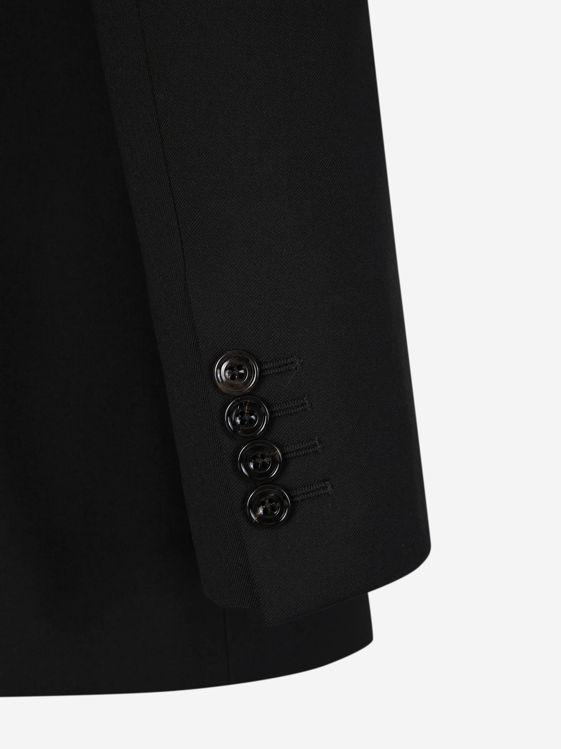 Outlet online McQueen Hombre Americana Lana Lisa color Negro sku 302-003426 01 - Foto 5
