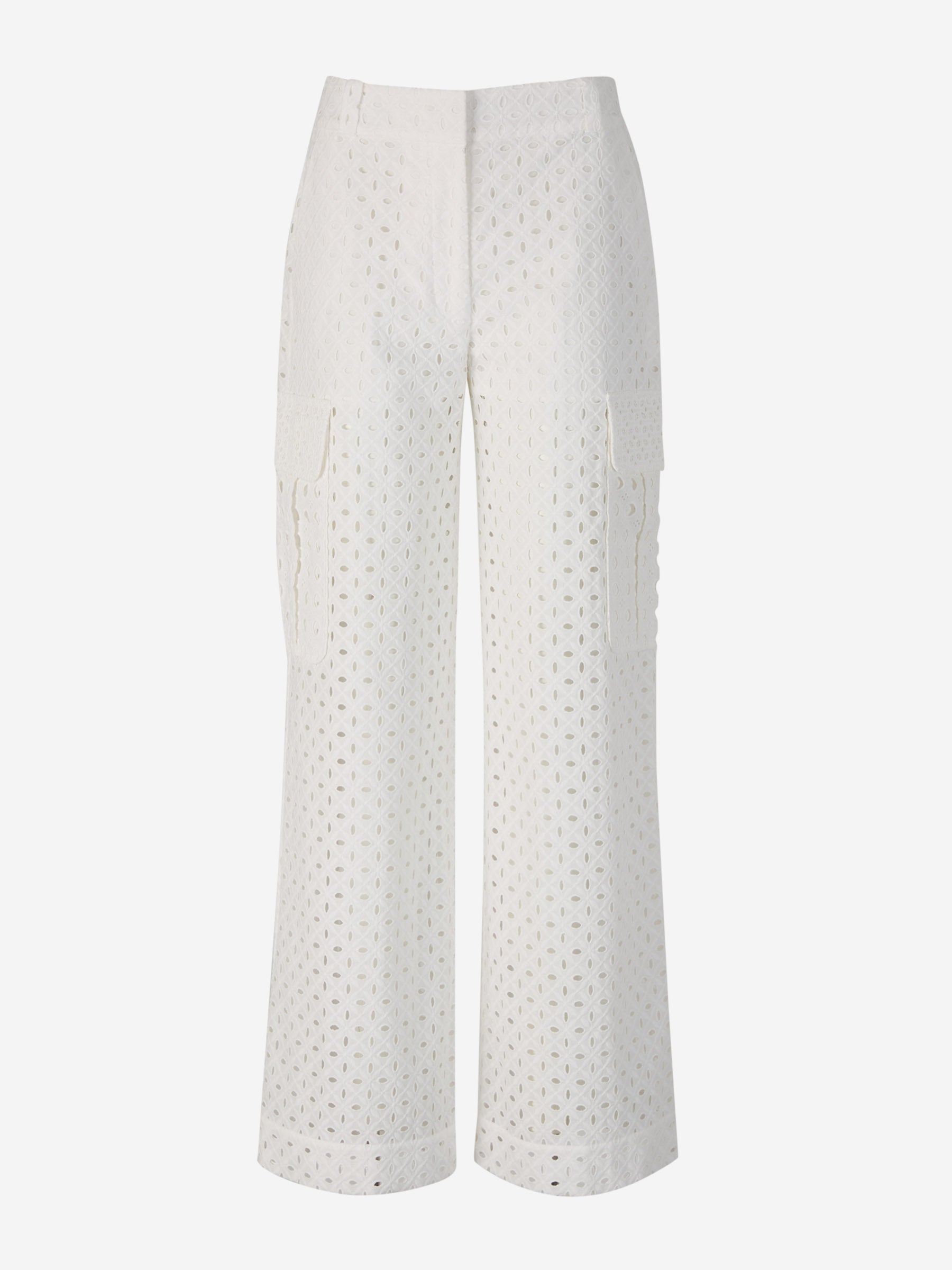 Outlet online Zimmermann Mujer Pantalones Cargo Matchmaker color Blanco sku 761-003391 01 - Foto 1