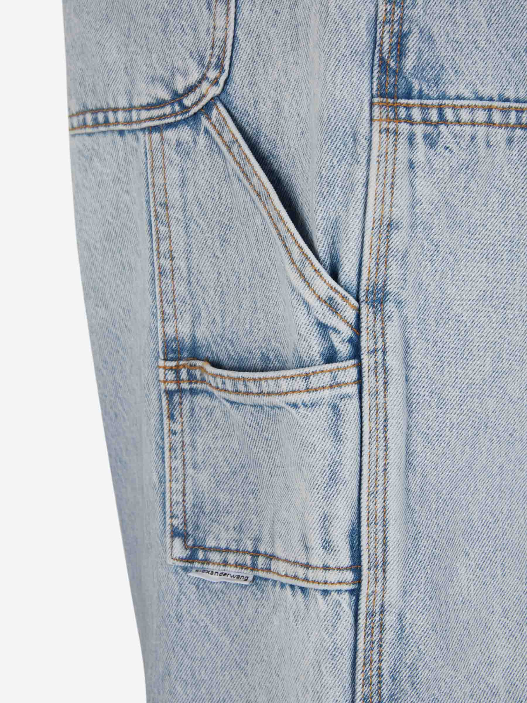Outlet online Alexander Wang Mujer Jeans Doble Frontal color Azul Denim sku 763-001486 01 - Foto 5