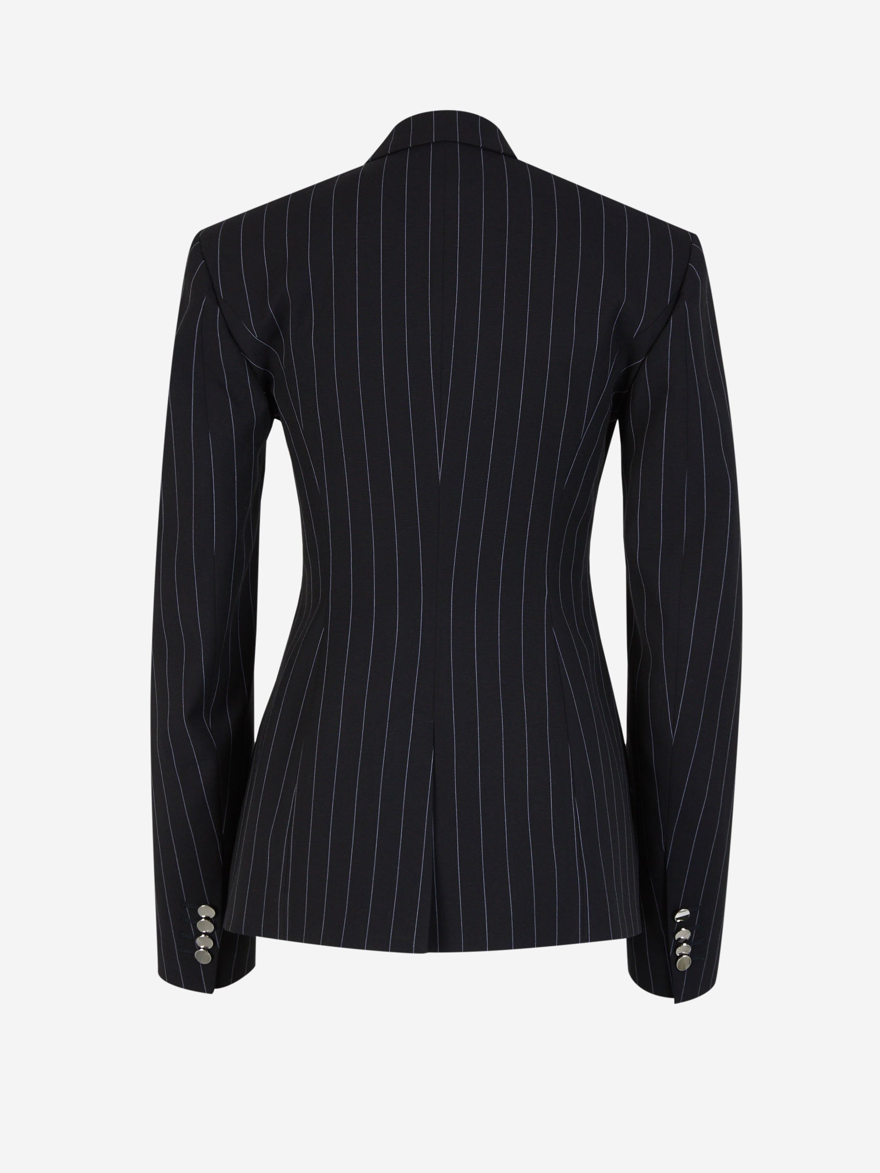 Outlet online The Attico Mujer Blazer Motivo Rayas color Azul Noche sku 741-002091 01 - Foto 2