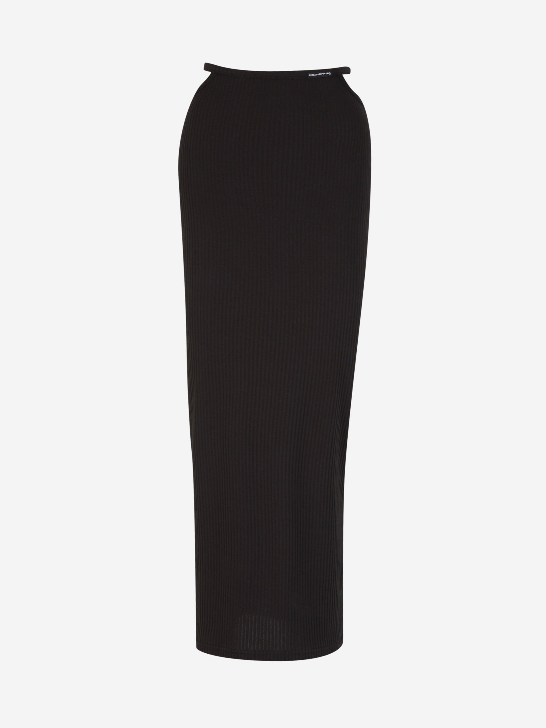 Outlet online Alexander Wang Mujer Falda Maxi Canalé color Negro sku 750-001442 01 - Foto 1