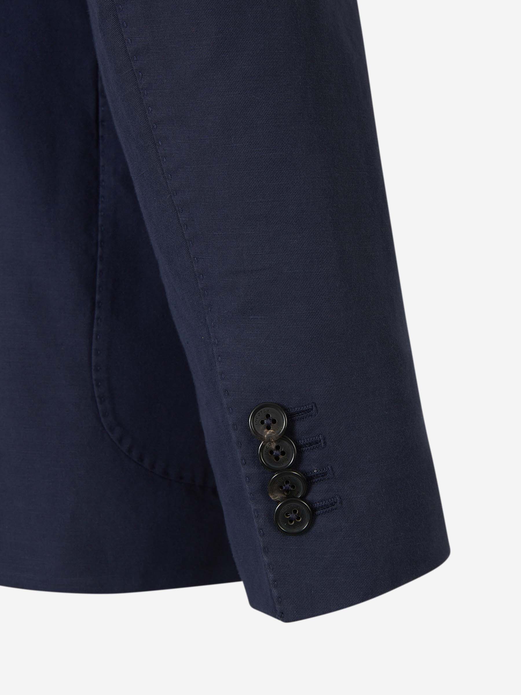 Outlet online Incotex Hombre Traje Liso Lino color Azul Marino sku 312-002812 03 - Foto 5