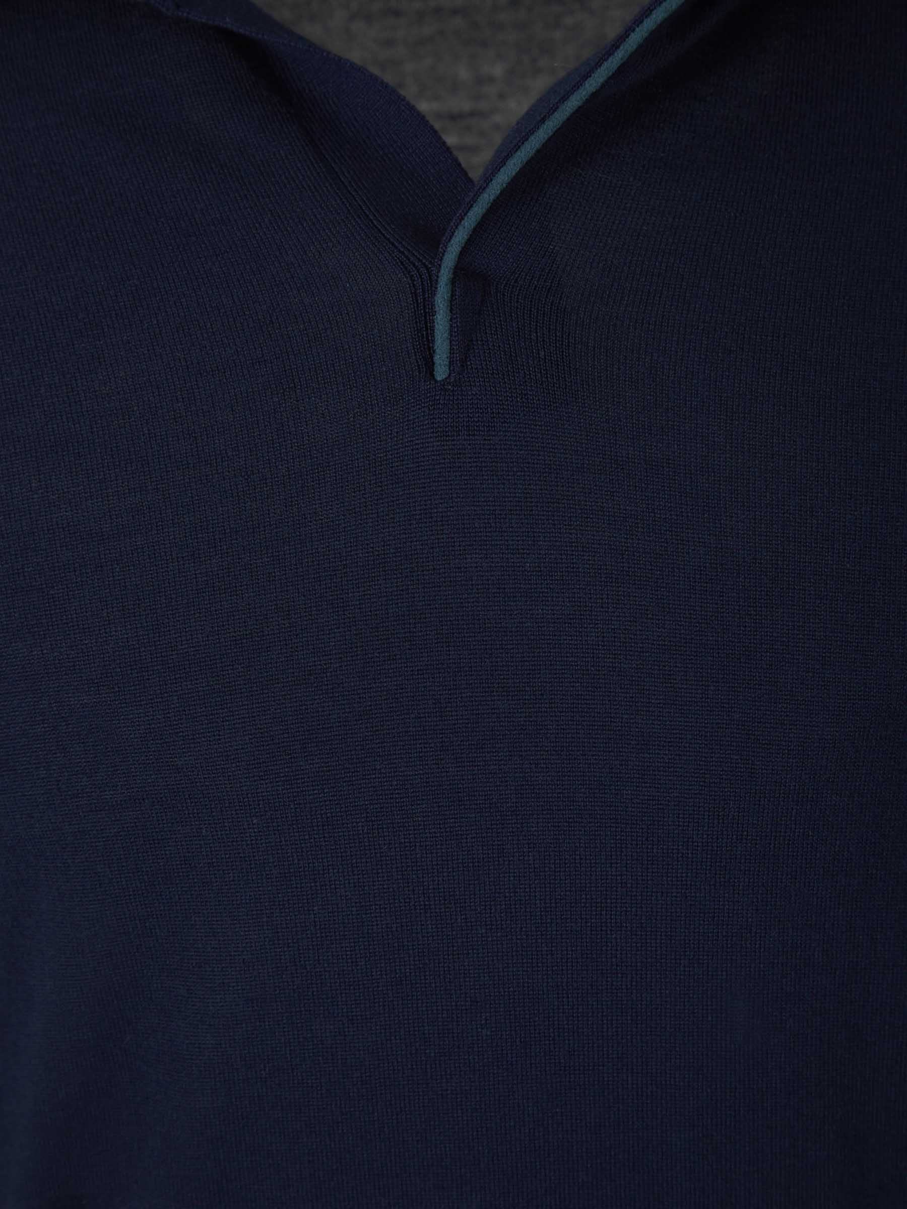 Outlet online Sease Hombre Polo Punto Lana color Azul Cobalto sku 551-000357 00 - Foto 3