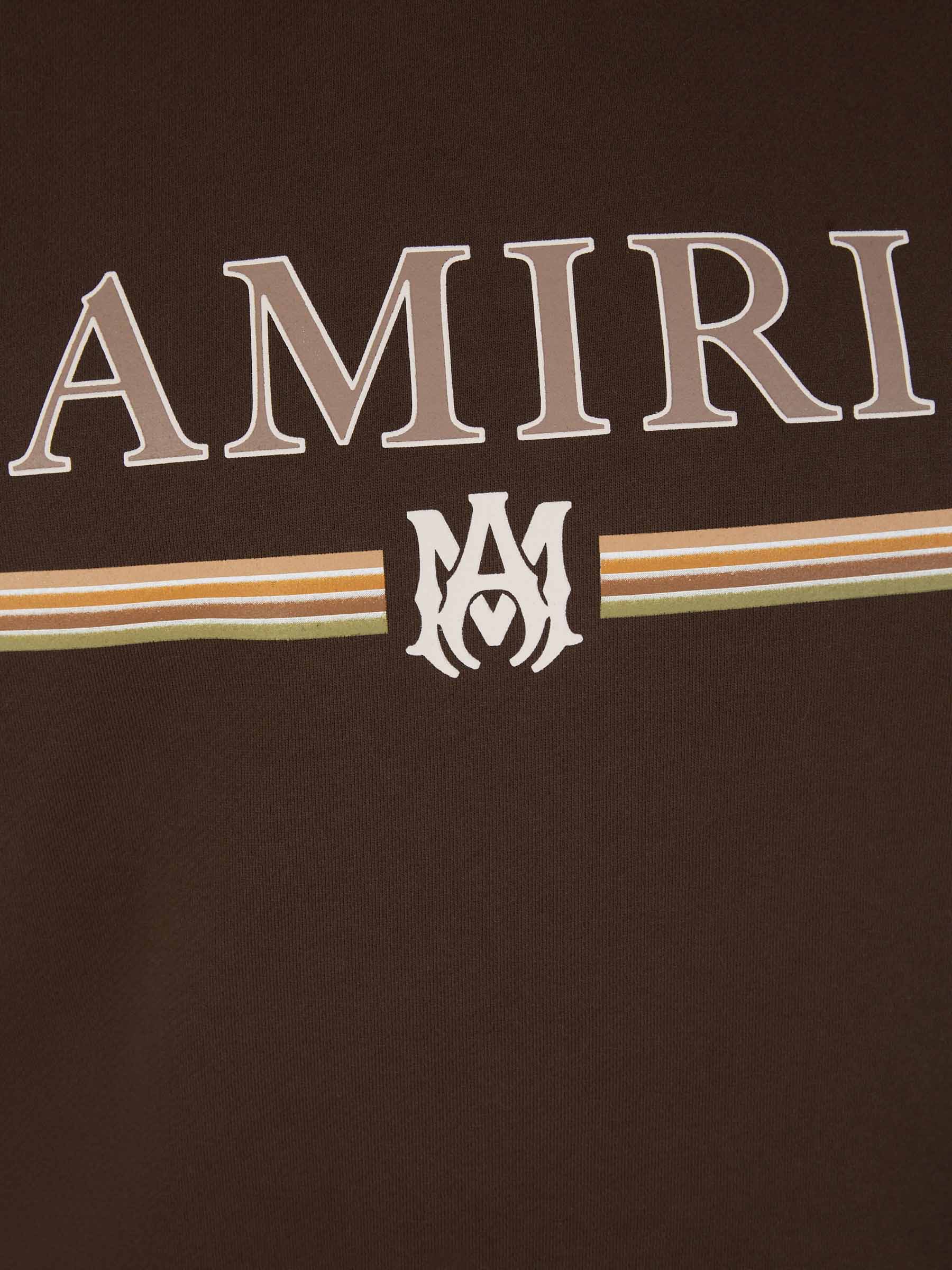 Outlet online Amiri Hombre Sudadera Crewneck Logo color Marrón sku 545-001536 01 - Foto 5