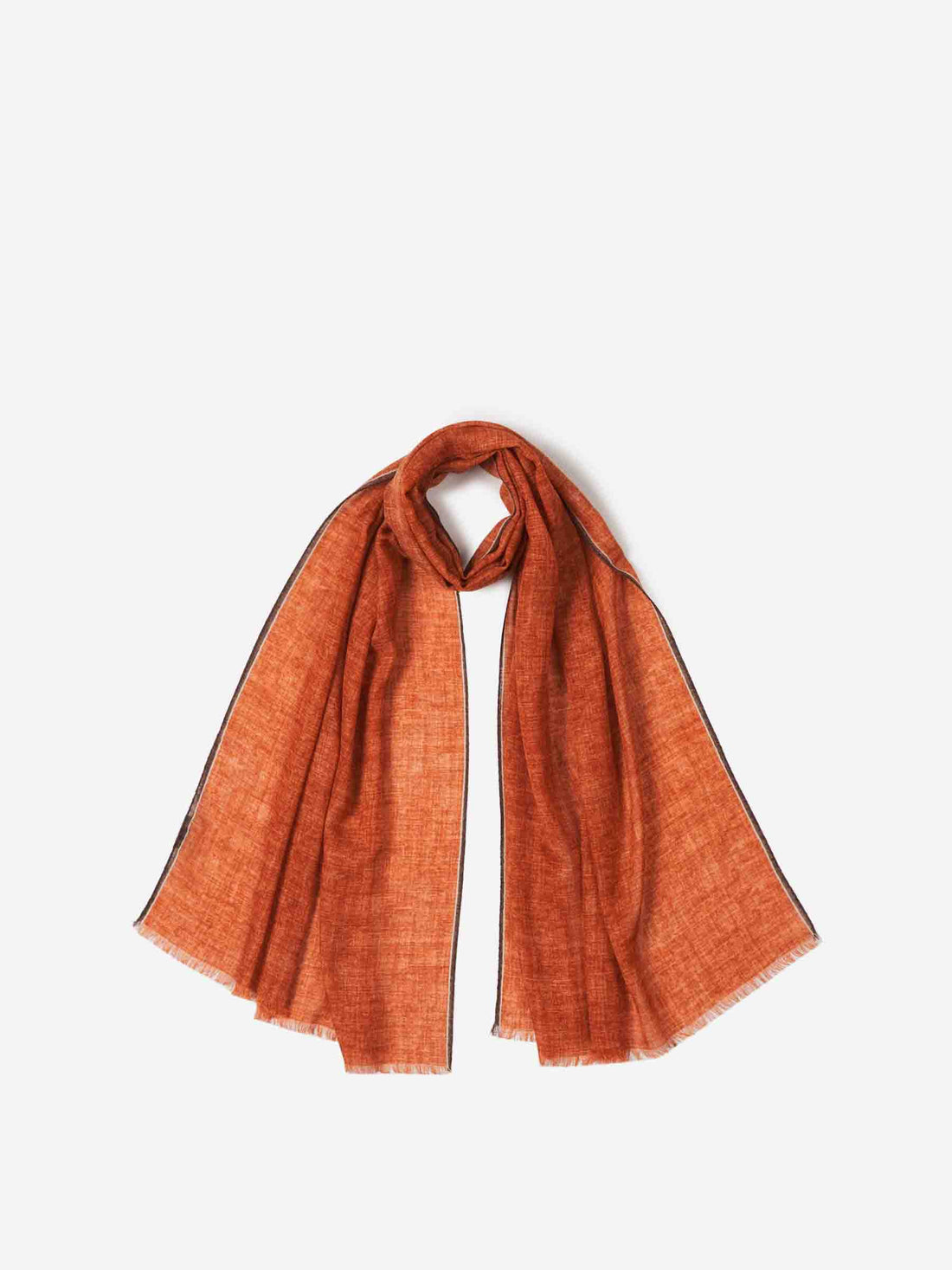 Santa Eulalia Bufanda Lisa Lana color Naranja sku 630-001445 02 - Foto 1