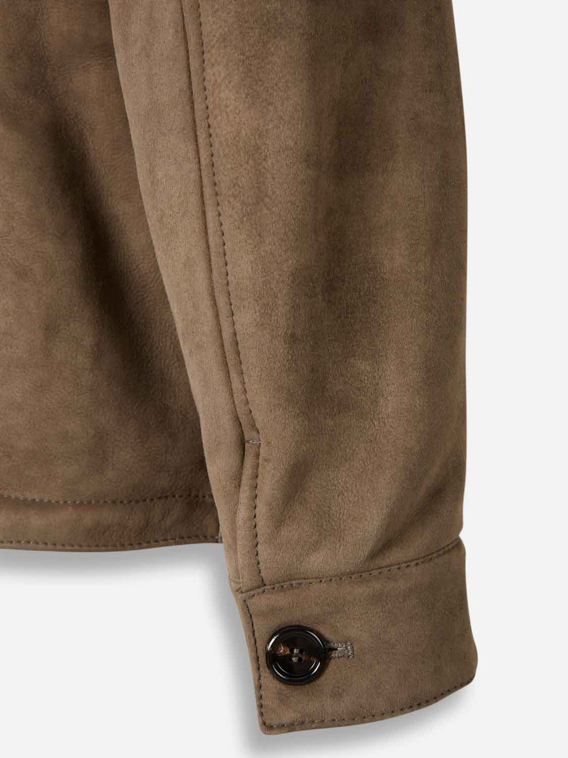 Outlet online Santa Eulalia Hombre Chaqueta Piel Ante color Marrón sku 501-000263 01 - Foto 5