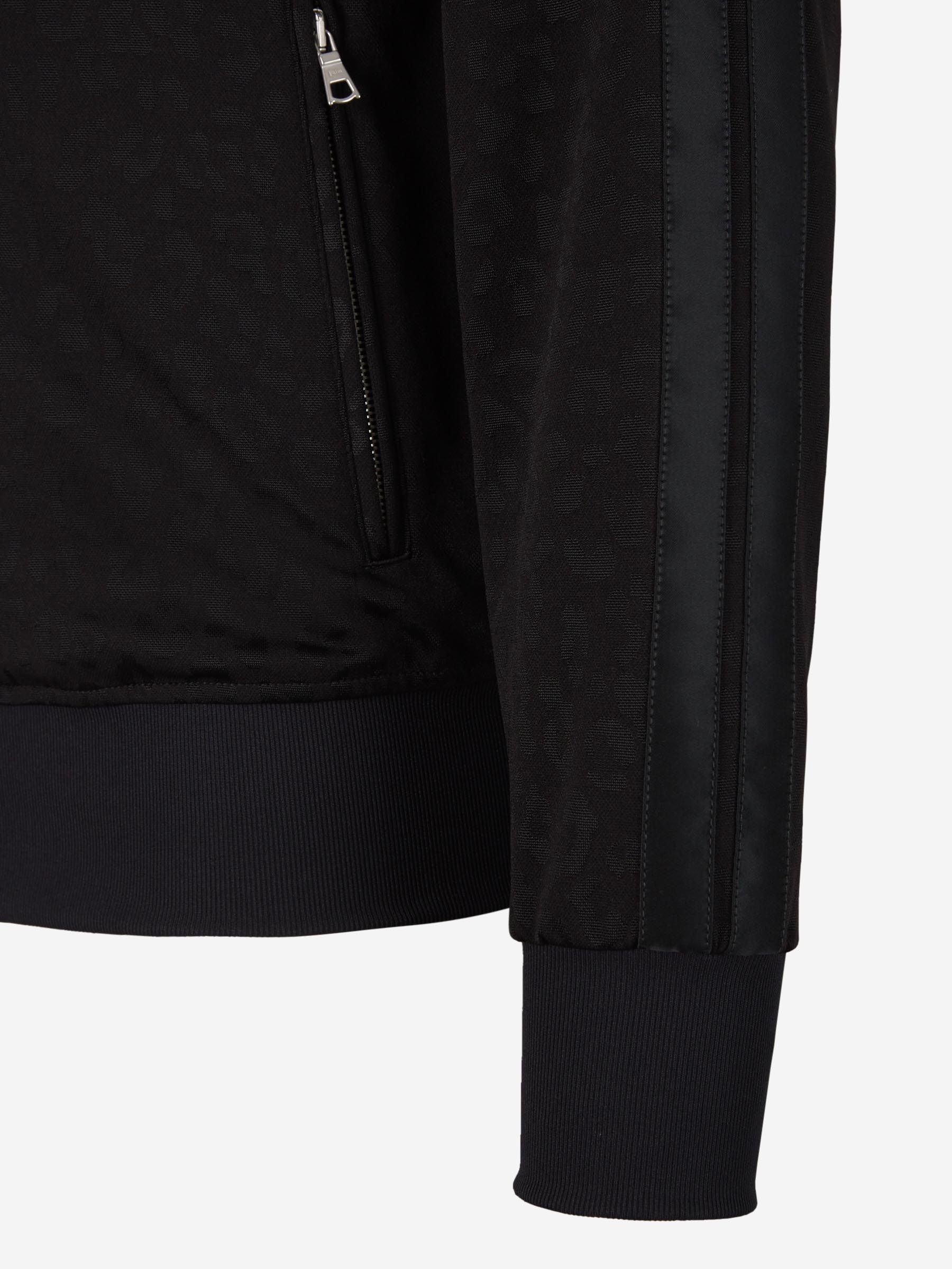 Outlet online Palm Angels Hombre Sudadera Motivo Leopardo color Negro sku 502-001480 01 - Foto 5