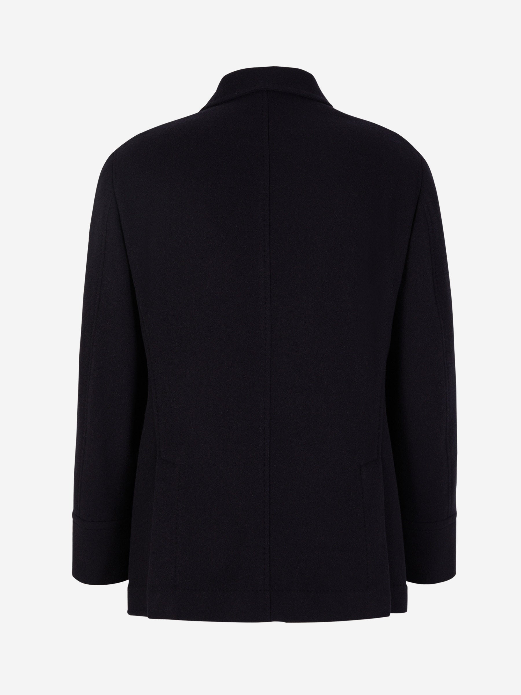 Outlet online Brunello Cucinelli Hombre Abrigo Punto Cashmere color Azul Marino sku 502-001558 01 - Foto 2