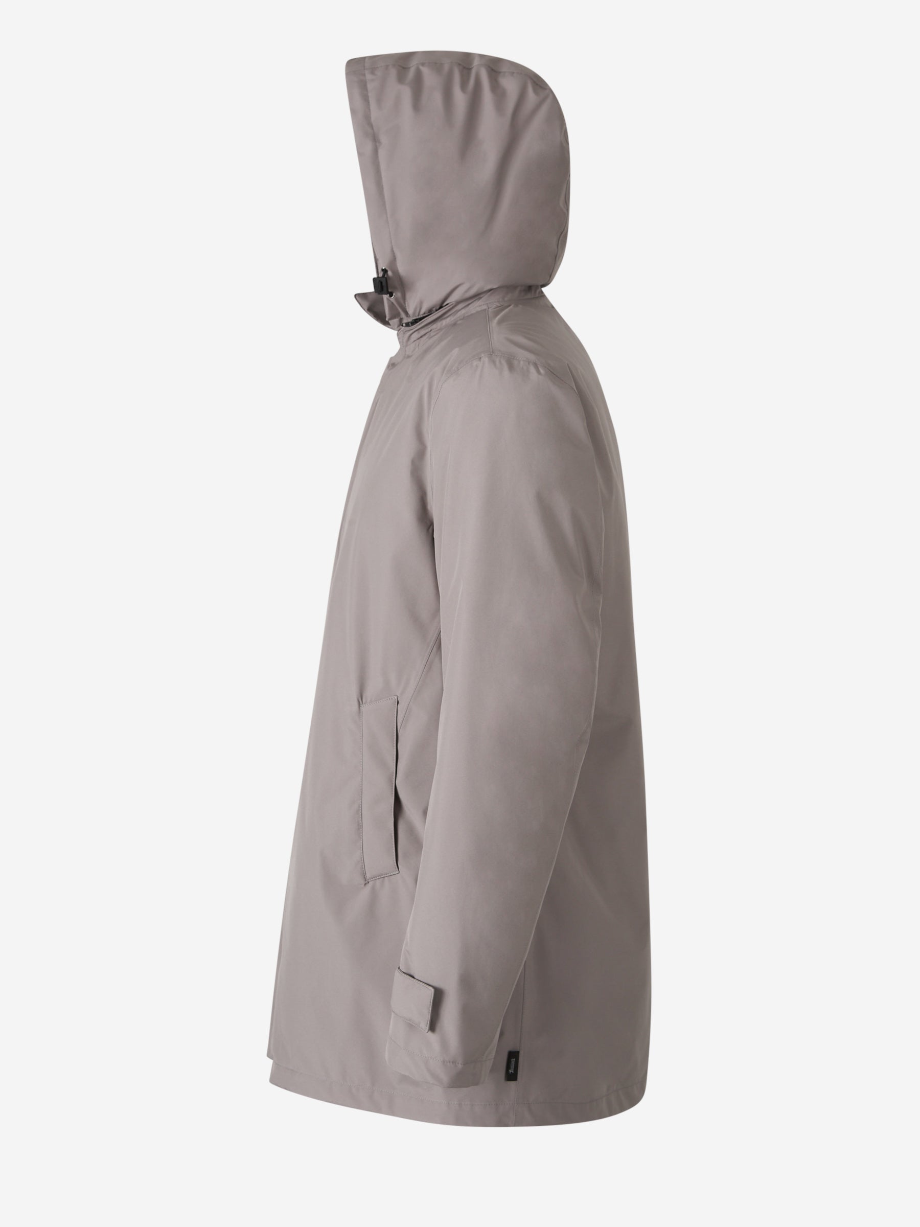 Outlet online Herno Hombre Abrigo Ligero Laminar Impermeable color Gris Piedra sku 502-001591 02 - Foto 2
