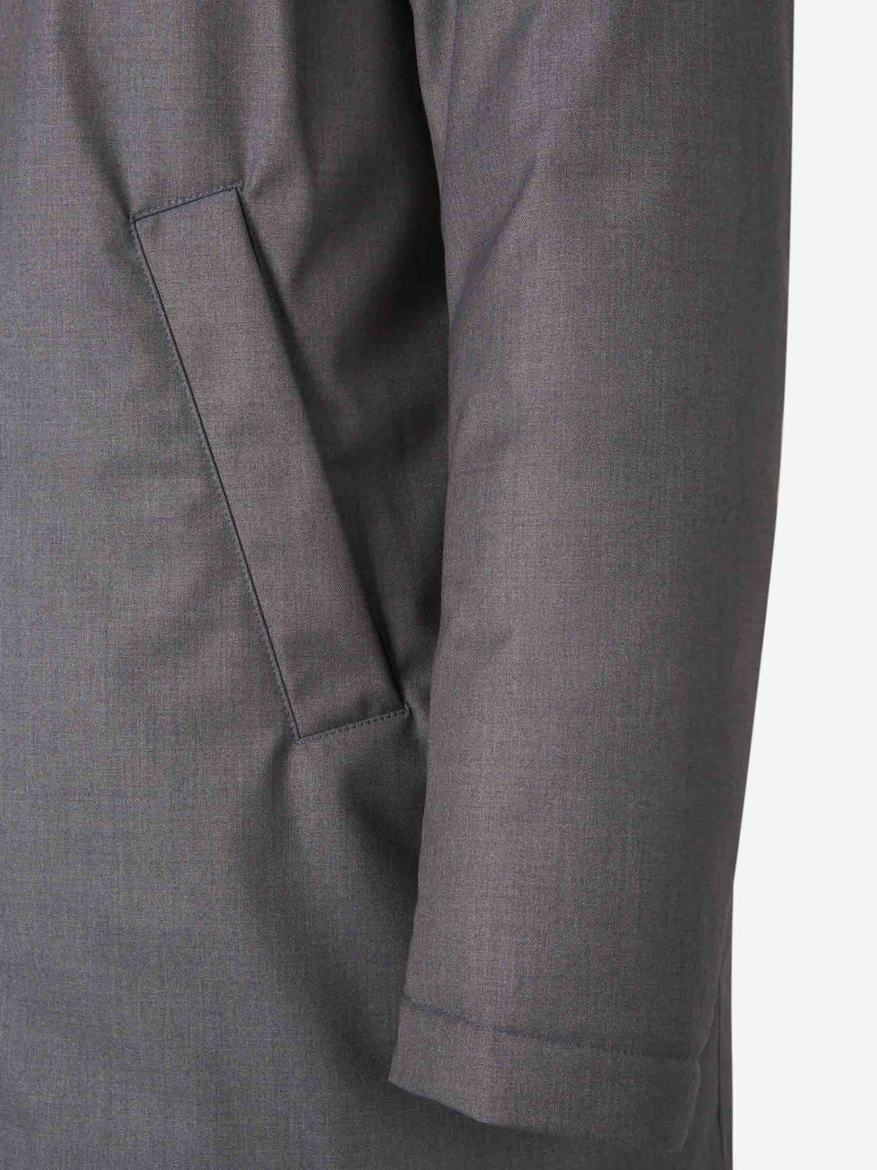 Outlet online Herno Hombre Abrigo Largo Capucha color Gris Antracita sku 502-001632 02 - Foto 5