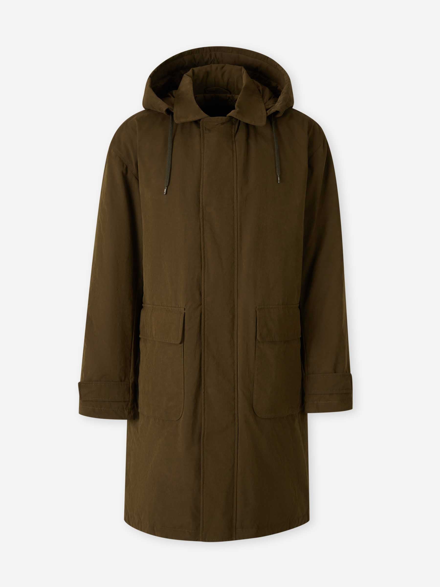Outlet online Herno Hombre Parka Larga Acolchada color Verde Militar sku 502-001639 01 - Foto 1