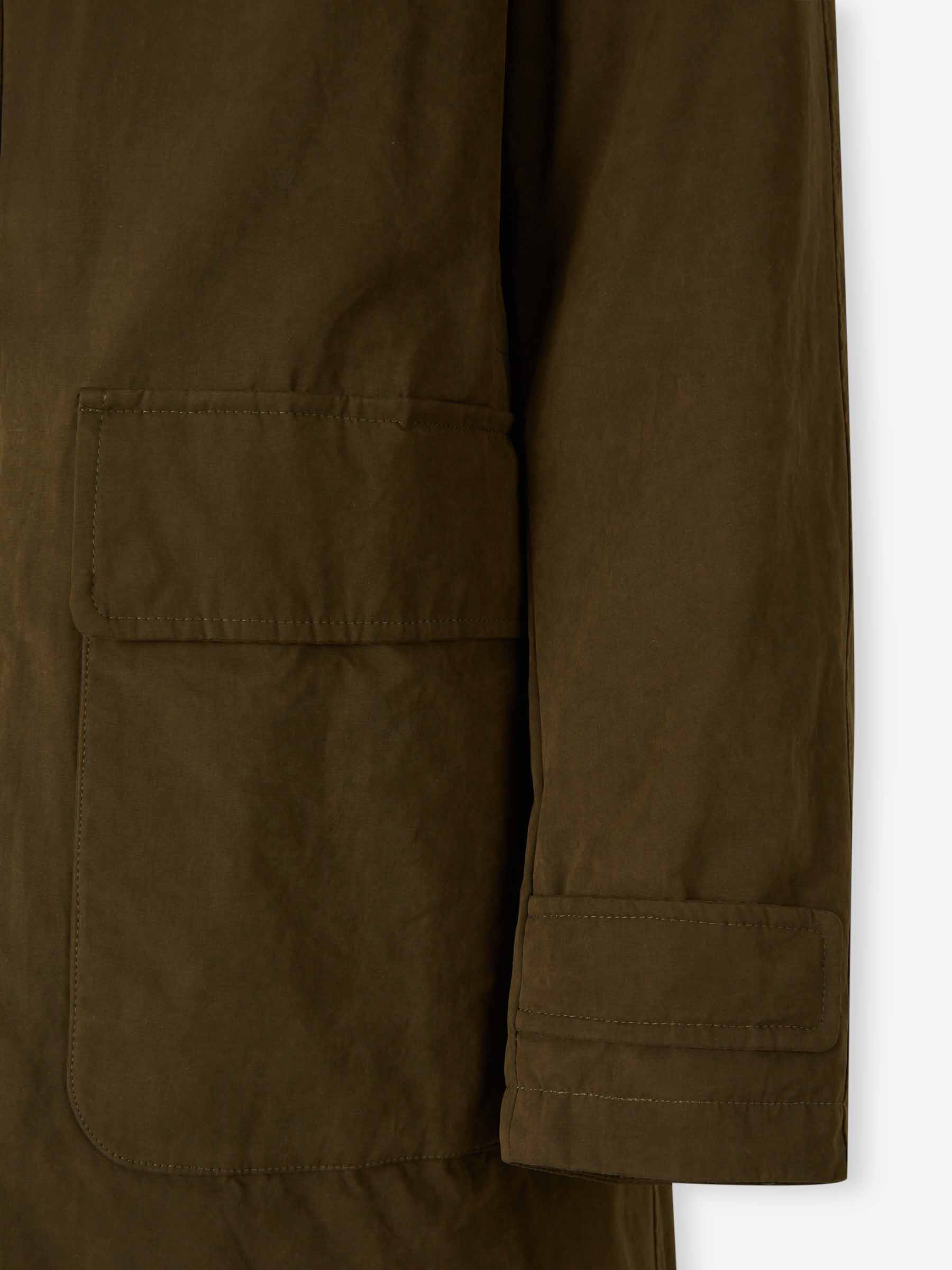 Outlet online Herno Hombre Parka Larga Acolchada color Verde Militar sku 502-001639 01 - Foto 4