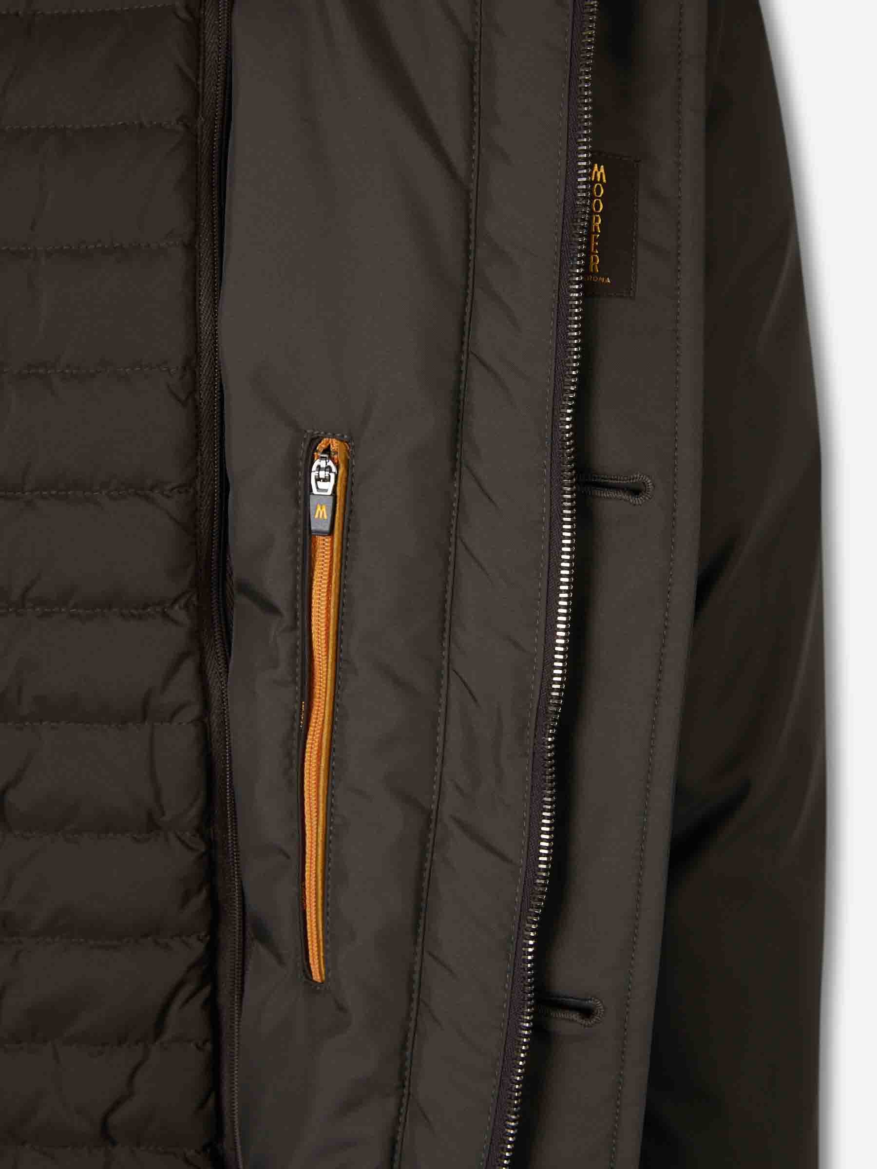 Outlet online Moorer Hombre Plumífero Sahariana Isac color Verde Oscuro sku 502-001650 01 - Foto 4