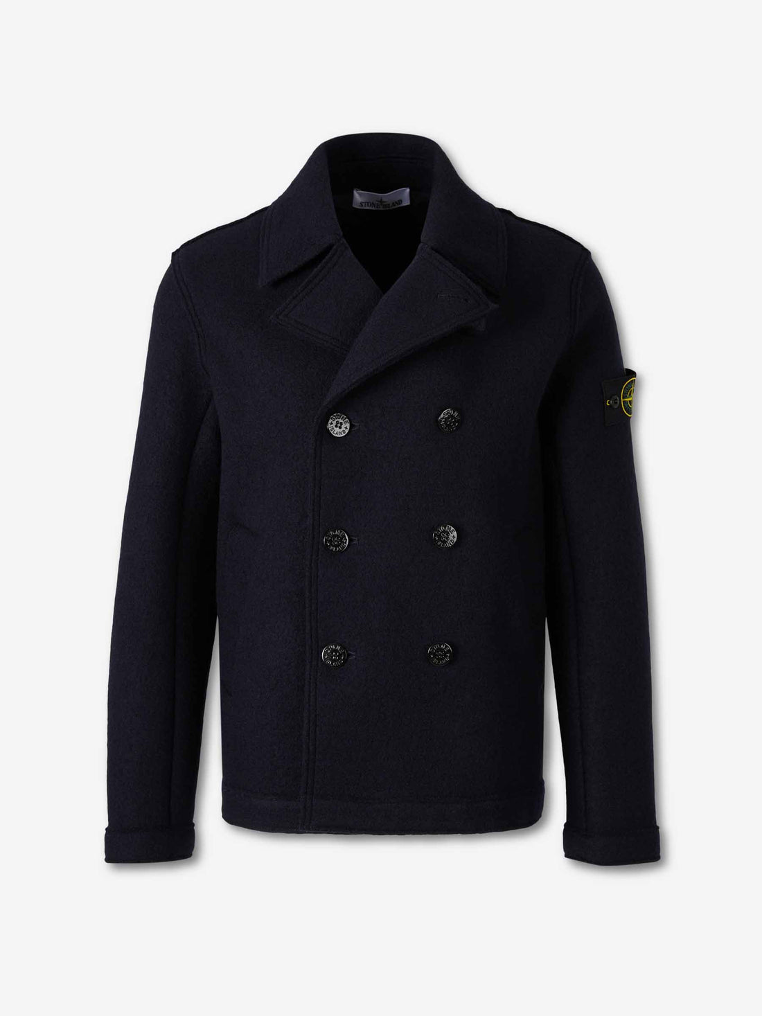 Outlet online Stone Island Hombre Abrigo Corto Lana color Azul Noche sku 502-001668 01 - Foto 1