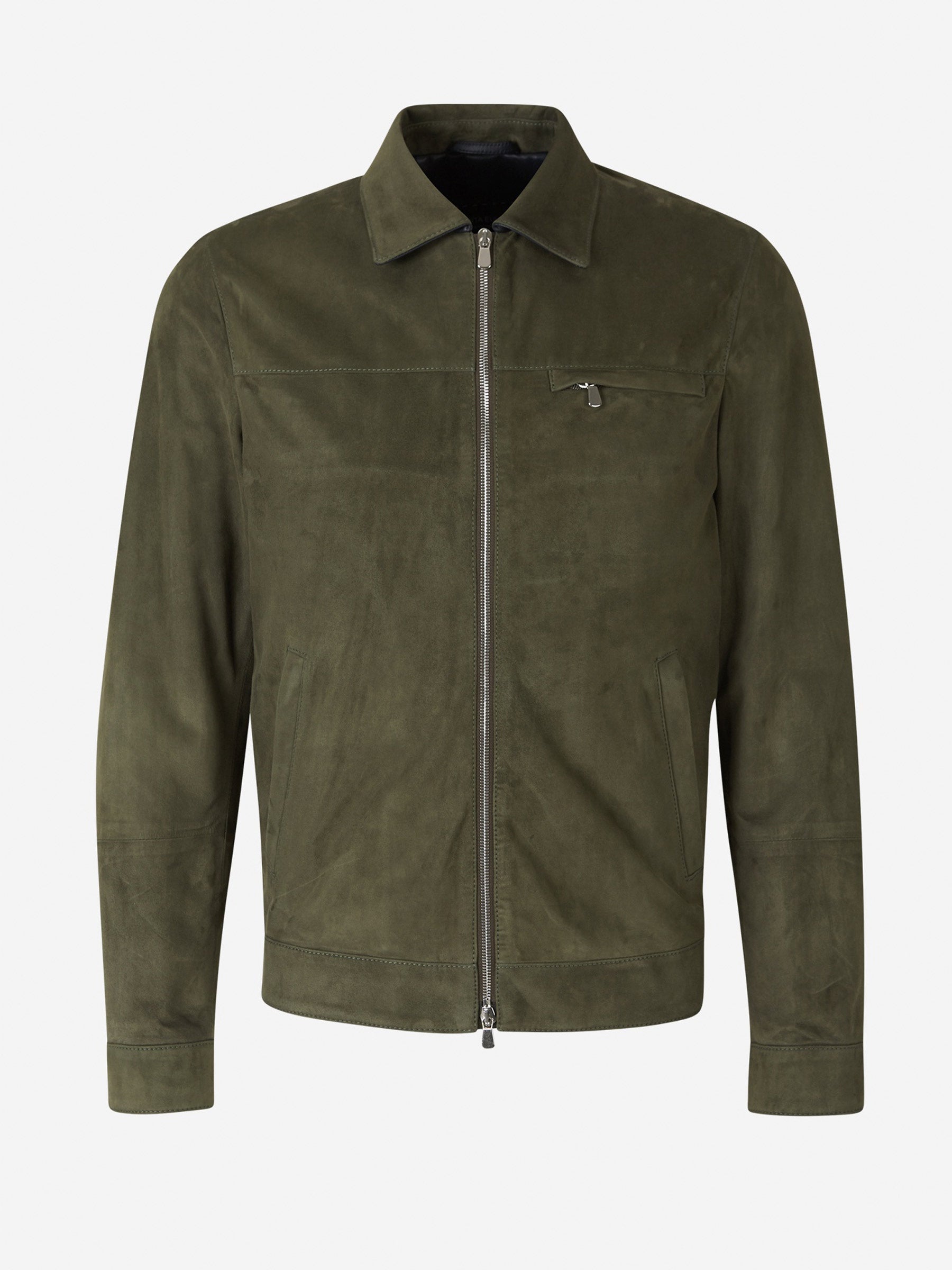 Outlet online Santa Eulalia Hombre Chaqueta Piel Ante color Burdeos sku 511-000513 01 - Foto 4