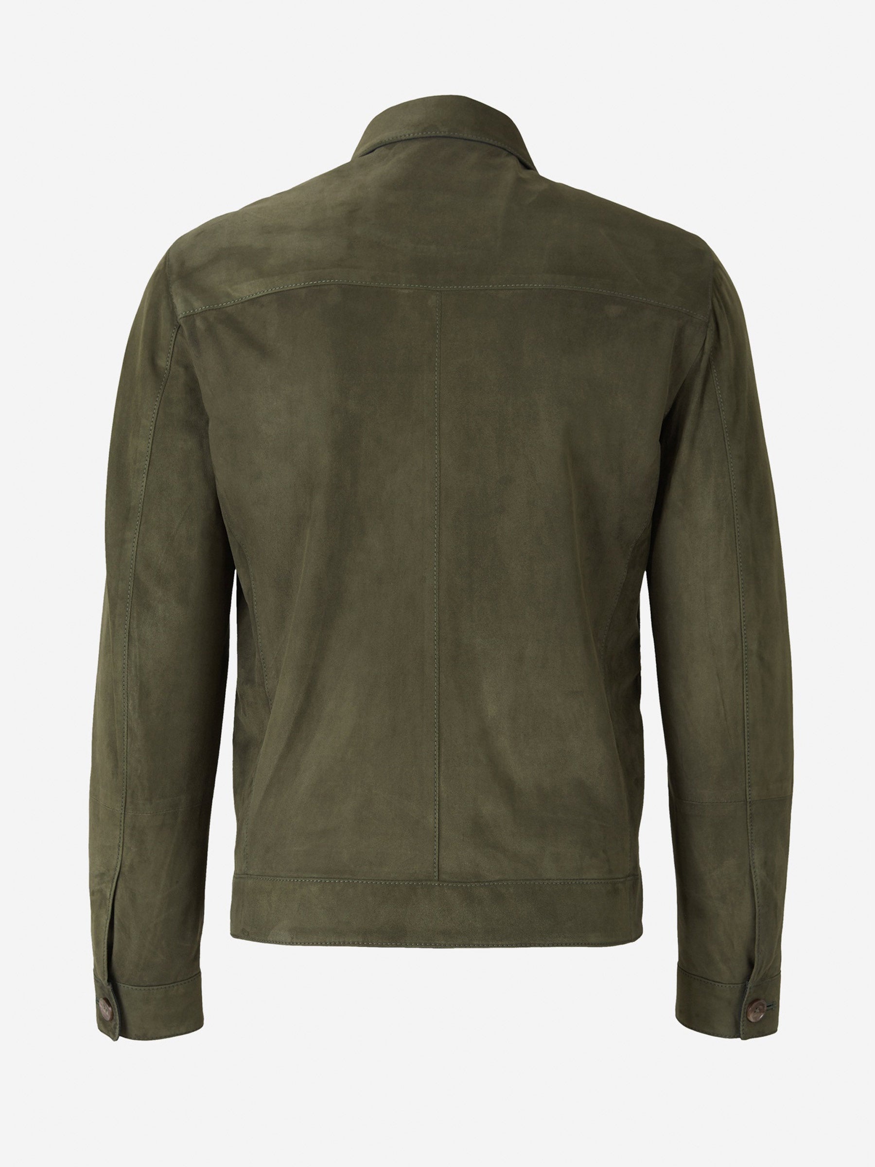 Outlet online Santa Eulalia Hombre Chaqueta Piel Ante color Burdeos sku 511-000513 01 - Foto 5