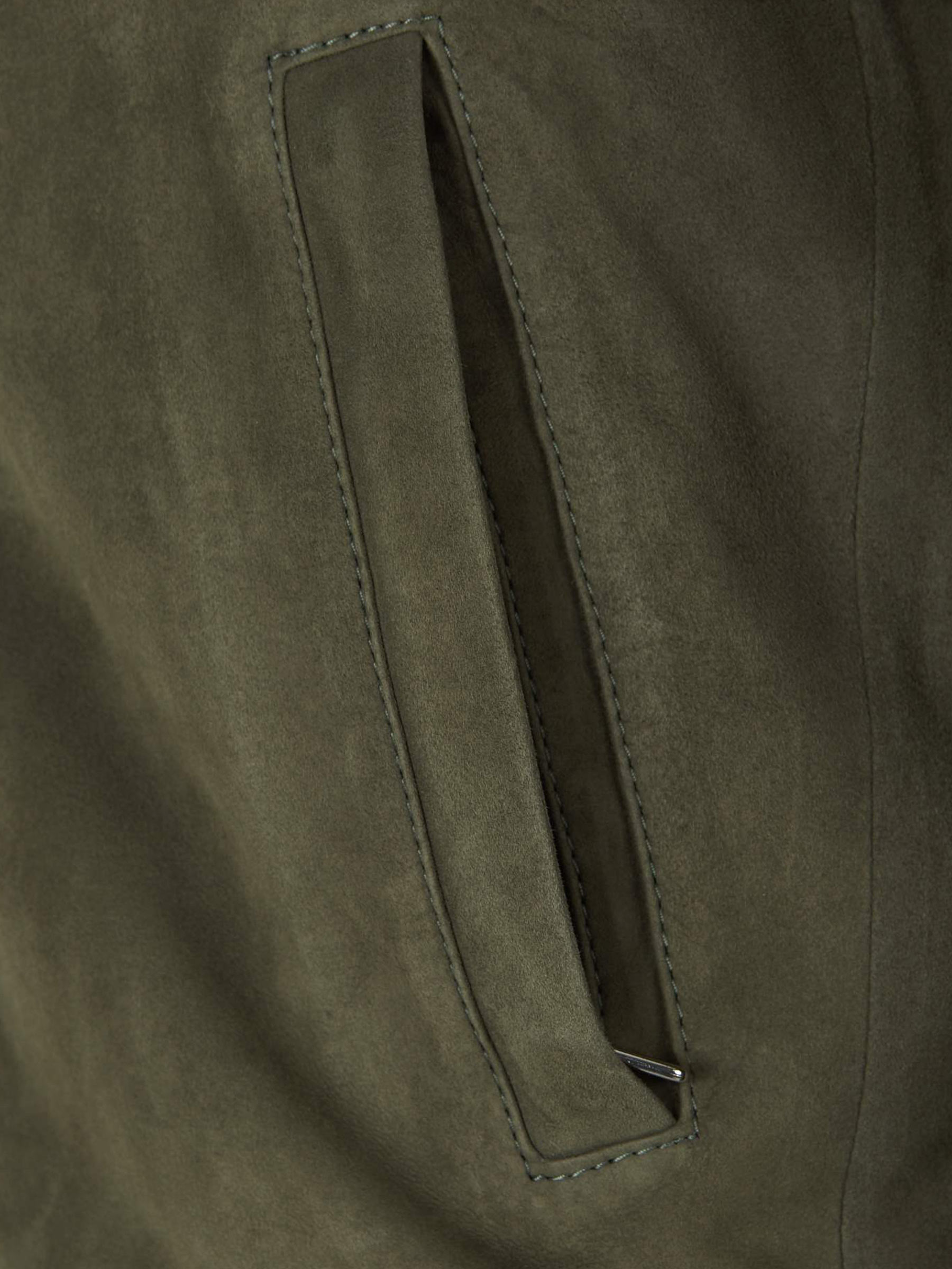 Outlet online Santa Eulalia Hombre Chaqueta Piel Ante color Burdeos sku 511-000513 01 - Foto 7