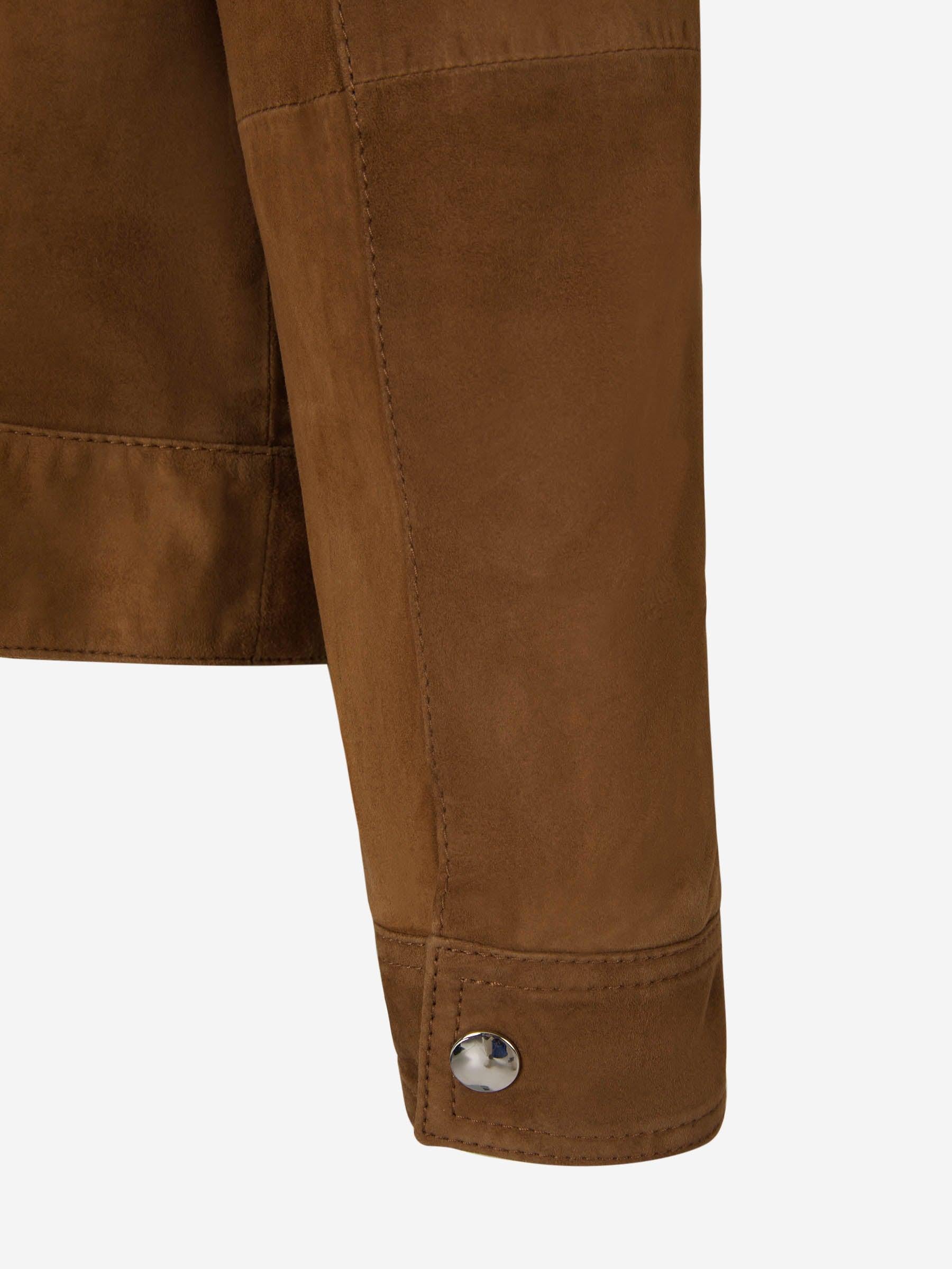 Santa Eulalia Chaqueta Piel Ante color Marrón sku 511-000593 01 - Foto 6