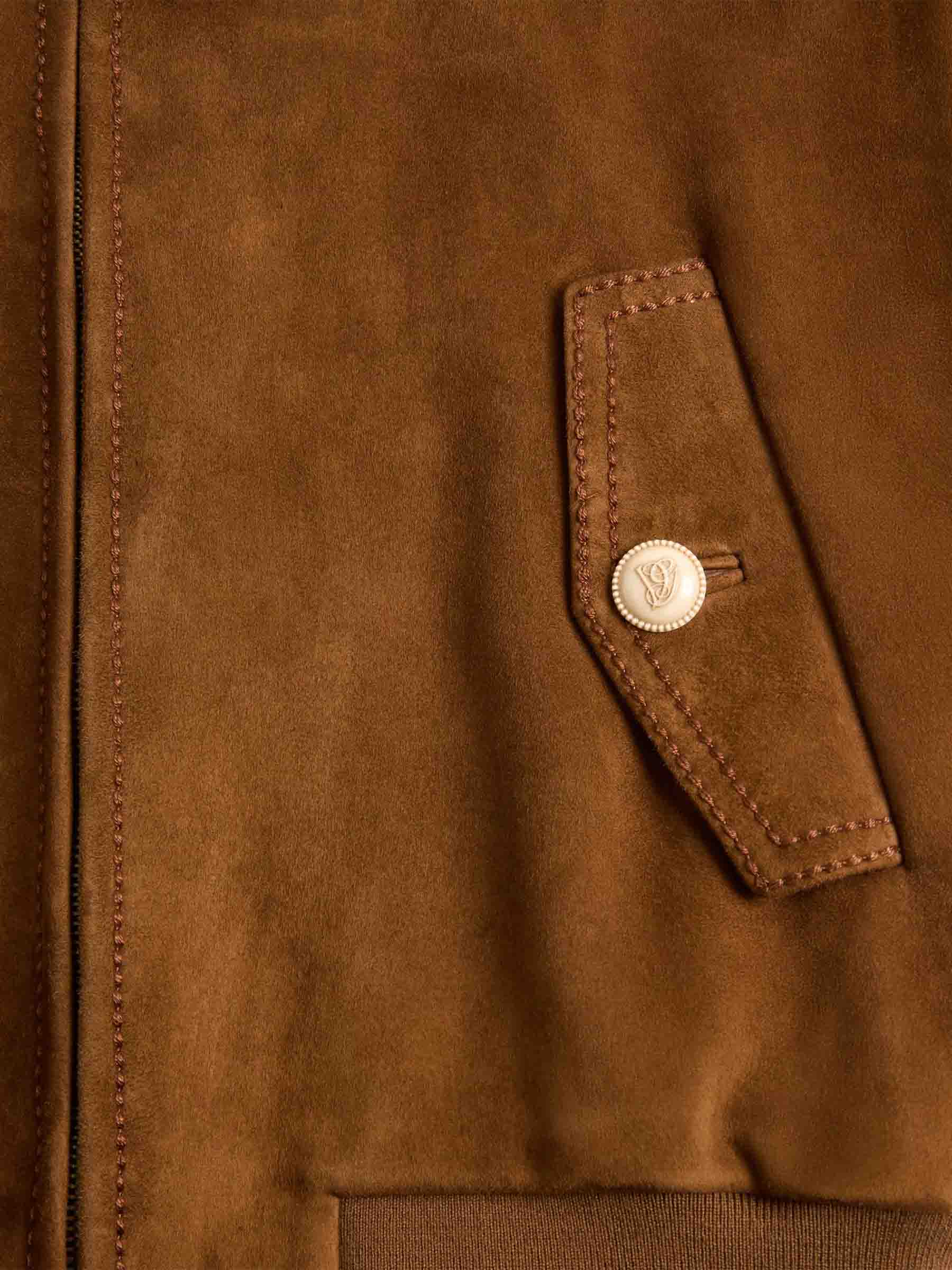 Outlet online Valentino Hombre Chaqueta Piel Ante color Camel sku 511-000633 01 - Foto 3