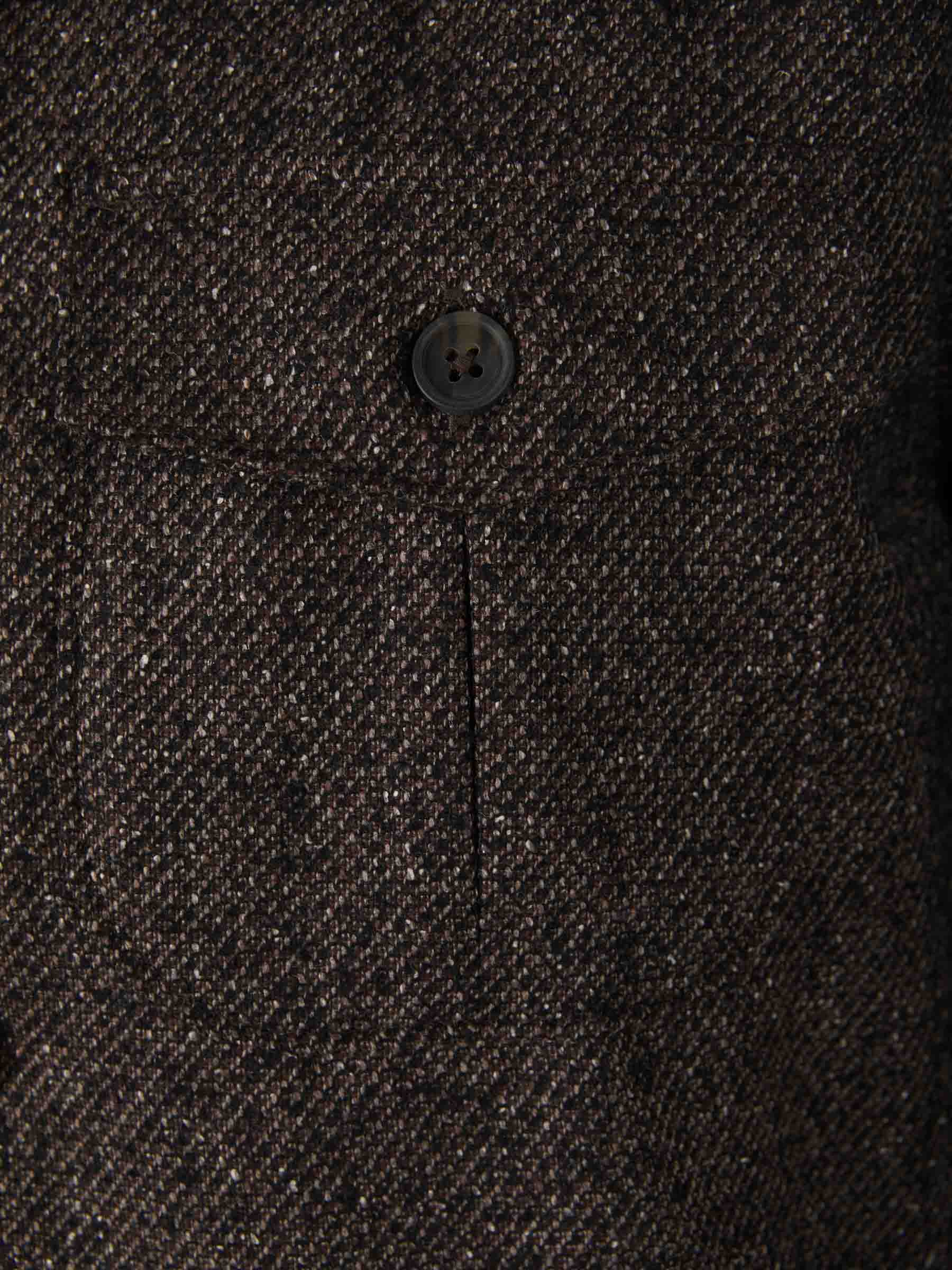 Outlet online Santa Eulalia Hombre Chaqueta Lana Y Seda color Marrón sku 512-001861 02 - Foto 9