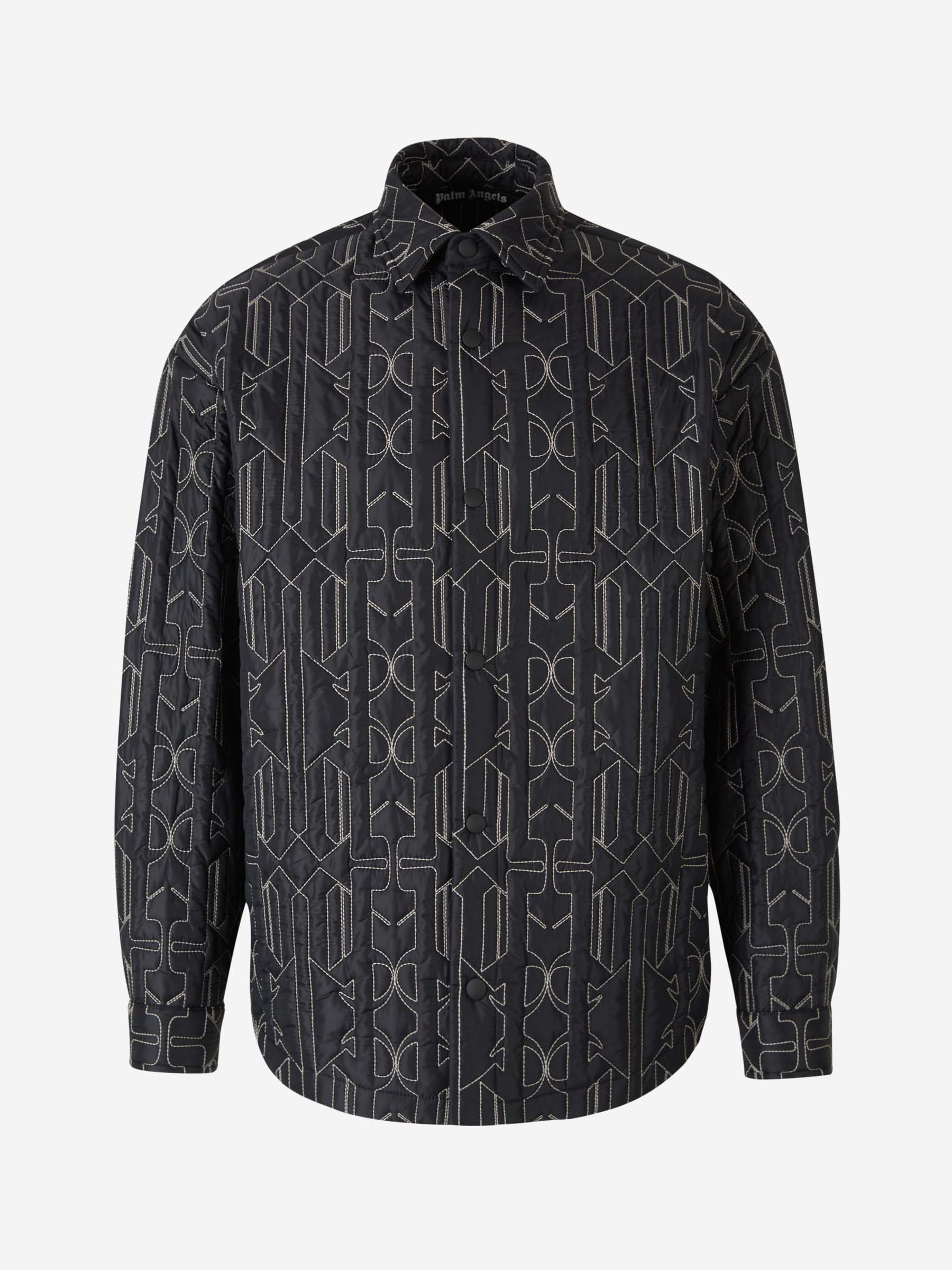 Outlet online Palm Angels Hombre Chaqueta Técnica Bordada color Negro sku 512-002069 01 - Foto 1