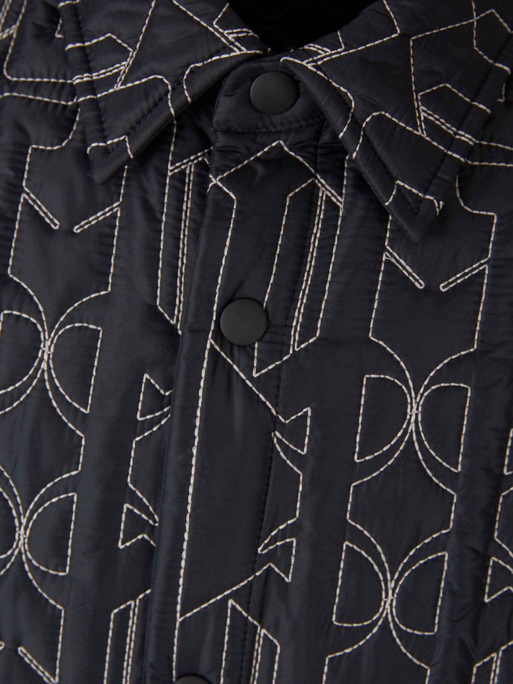 Outlet online Palm Angels Hombre Chaqueta Técnica Bordada color Negro sku 512-002069 01 - Foto 3