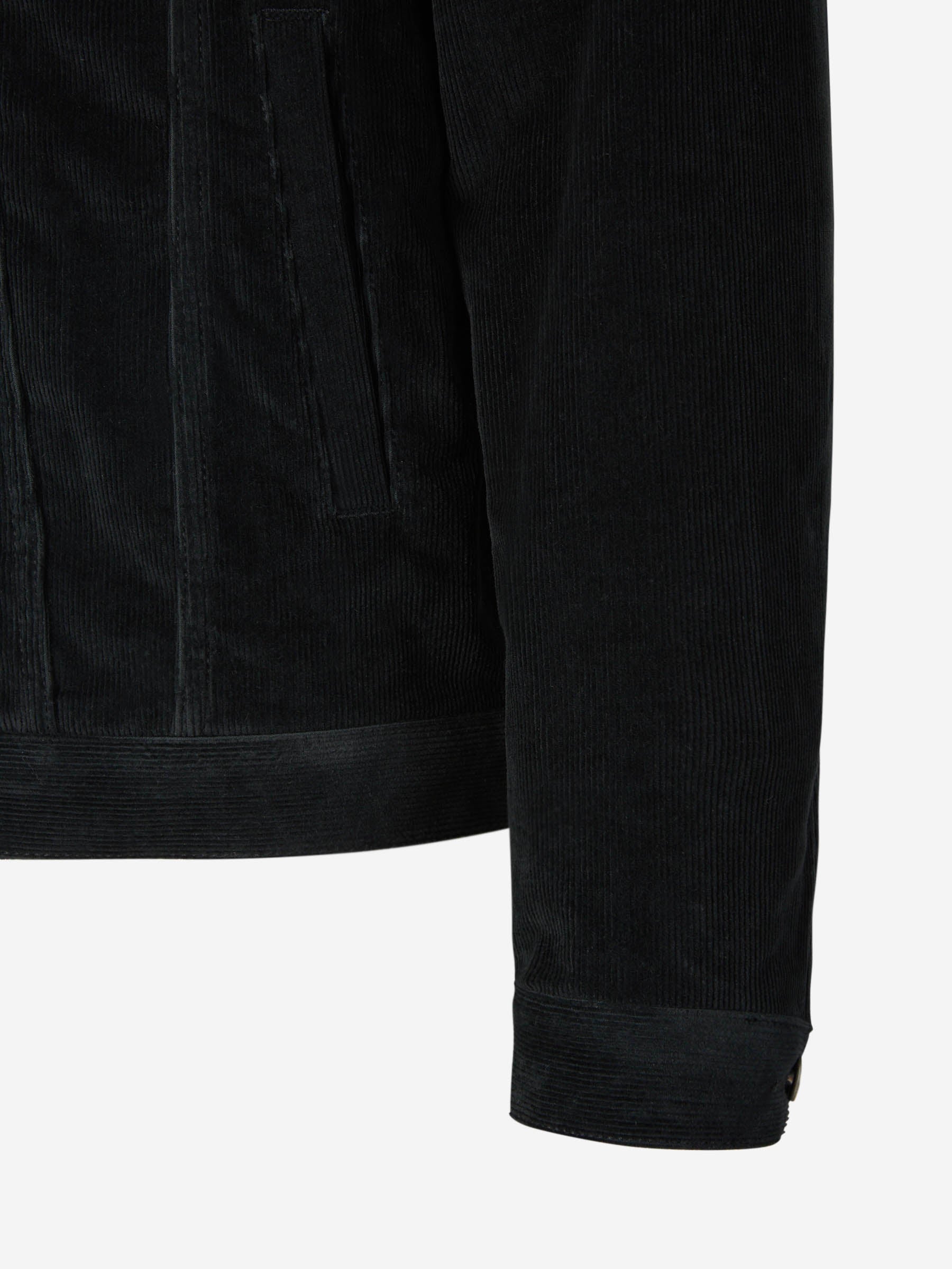 Outlet online Richard J. Brown Hombre Cazadora Pana Algodón color Negro sku 512-002101 01 - Foto 4