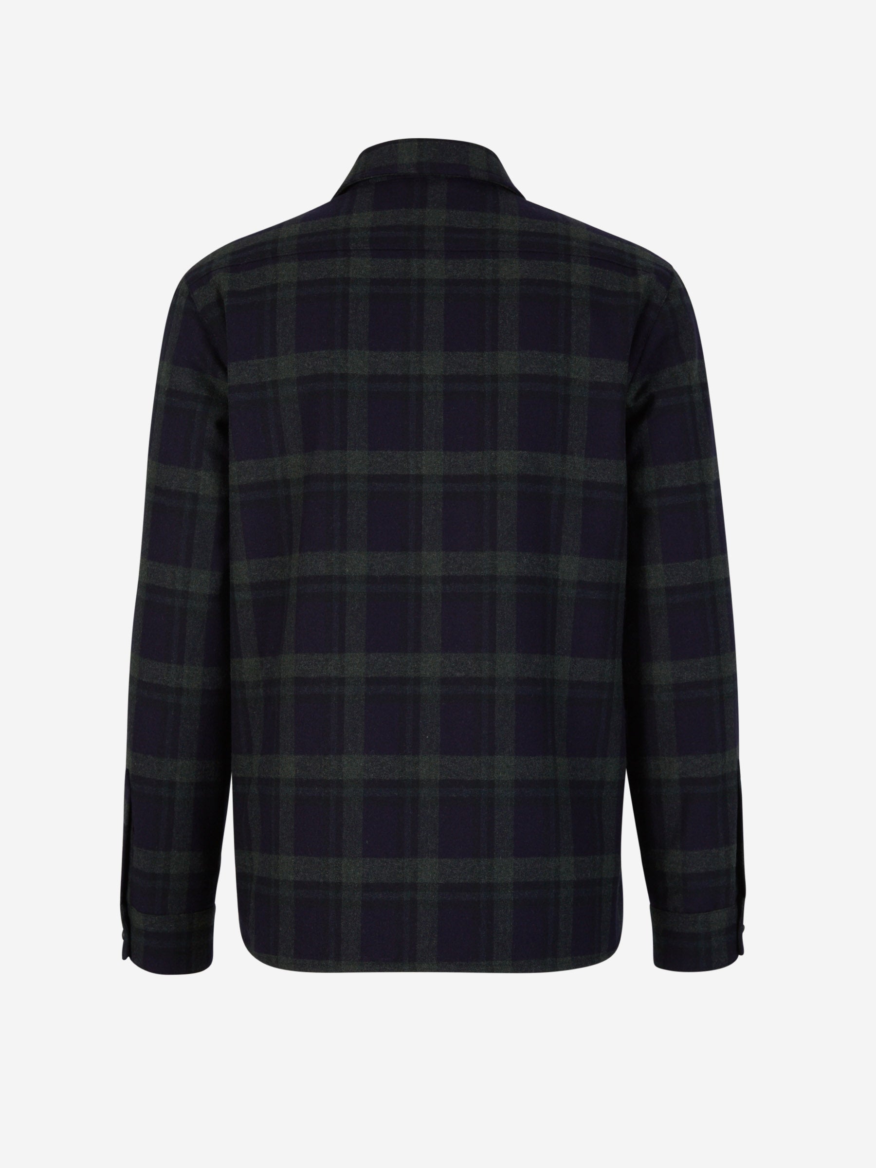 Outlet online Santa Eulalia Hombre Sobrecamisa Lana Cuadros color Gris Oscuro sku 512-002110 01 - Foto 8