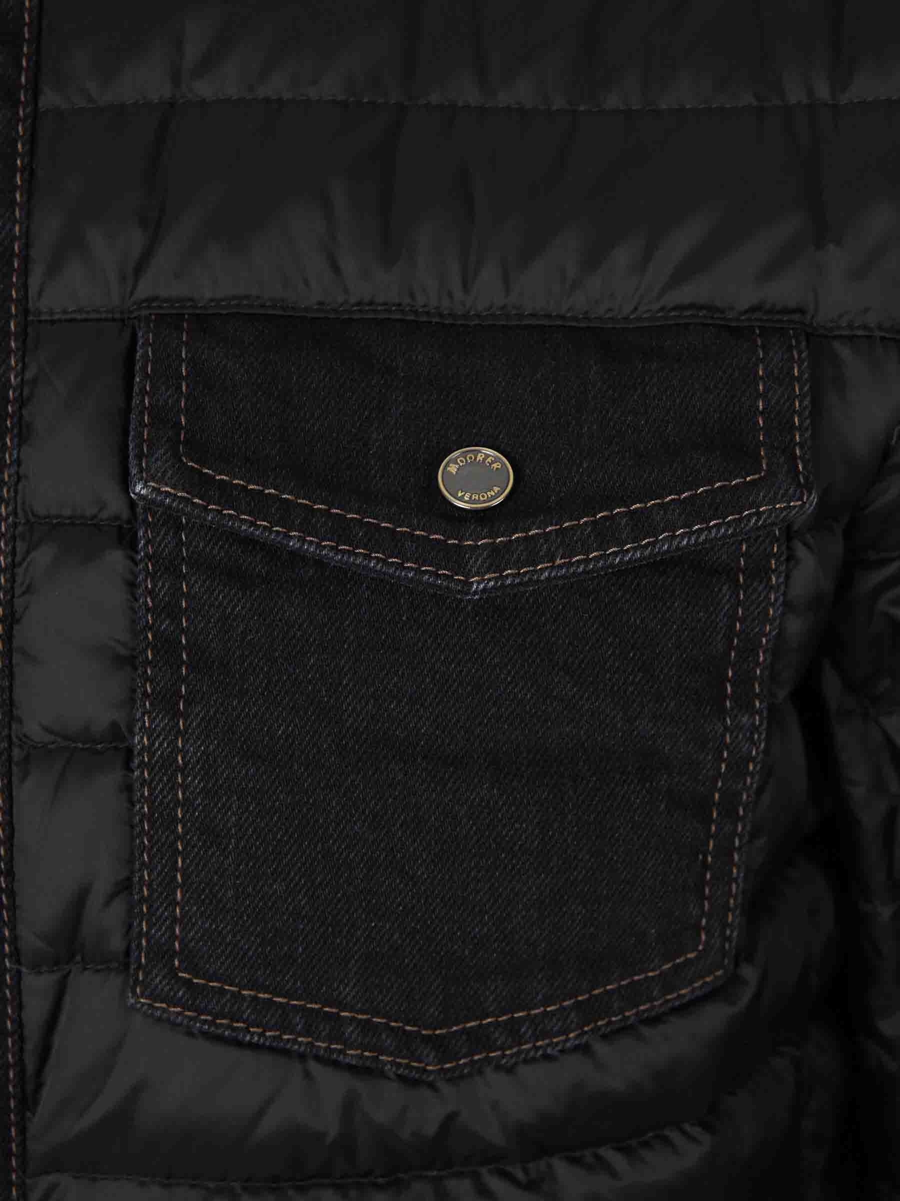 Outlet online Moorer Hombre Chaqueta Acolchada Crespi color Negro sku 512-002399 01 - Foto 4